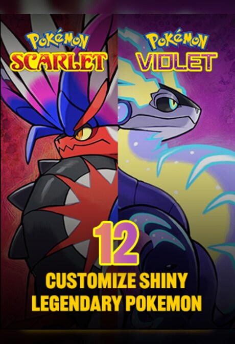 Pokémon Scarlet/Violet Customize Shiny Legendary Pokemon x12 - BillStore - GLOBAL