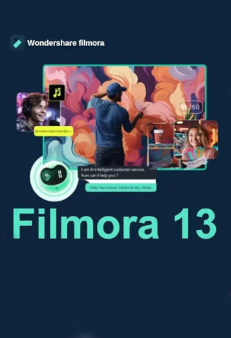Wondershare Filmora 13 Video Editor (PC) (1 PC, Lifetime) - Wondershare Key - GLOBAL