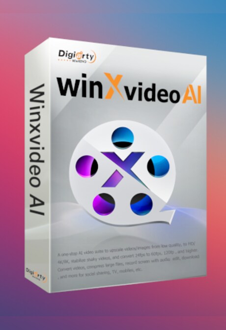 WinXvideo AI 2.0 (PC) (1 Device, Lifetime) - Digiarty Key - GLOBAL