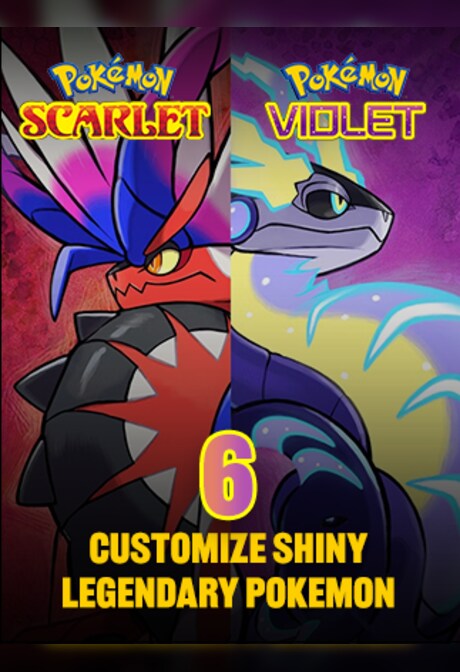 Pokémon Scarlet/Violet Customize Shiny Legendary Pokemon x6 - BillStore - GLOBAL