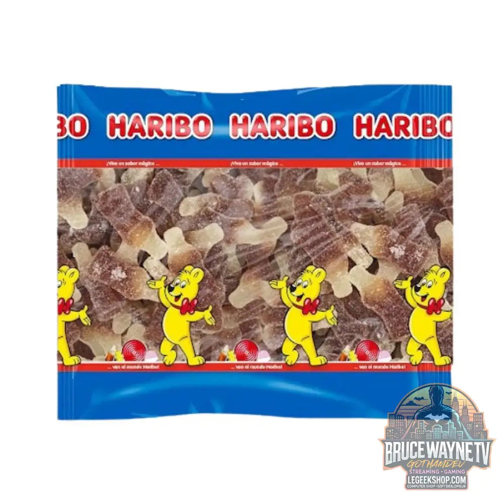 Haribo Cola Medie Frizzy bonbon gélifié au goût de cola pétillant (Paquet de 2kg) - Snacks & boissons importés