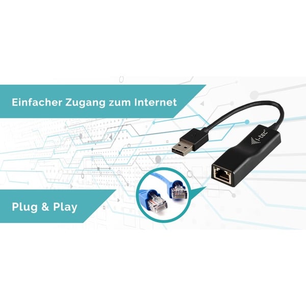 i-tec USB 2.0 Fast Ethernet Adapter Advance - i-tec - vue 5