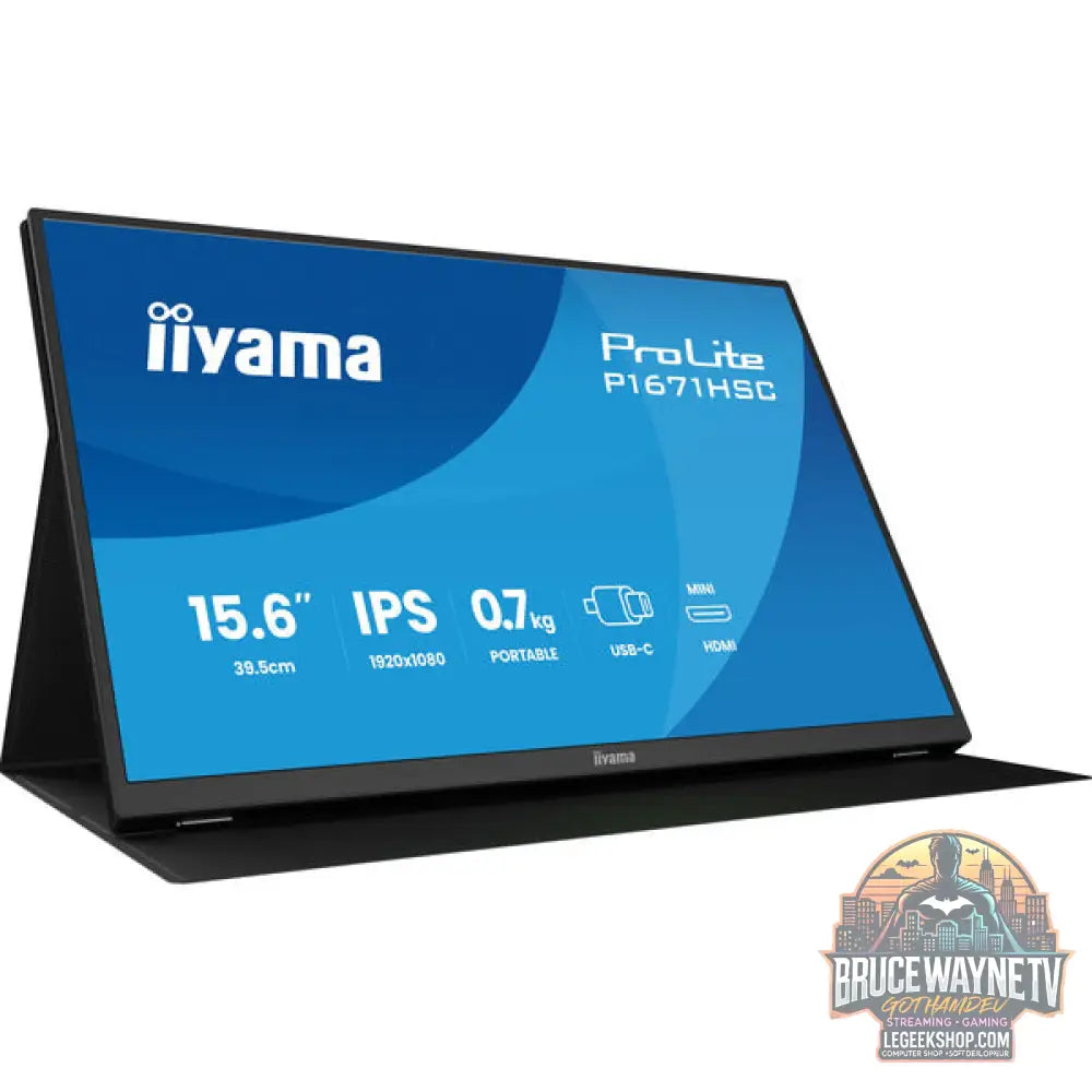 iiyama P1671HSC-B1 15,6" Full HD IPS 60 Hz - iiyama - vue 21