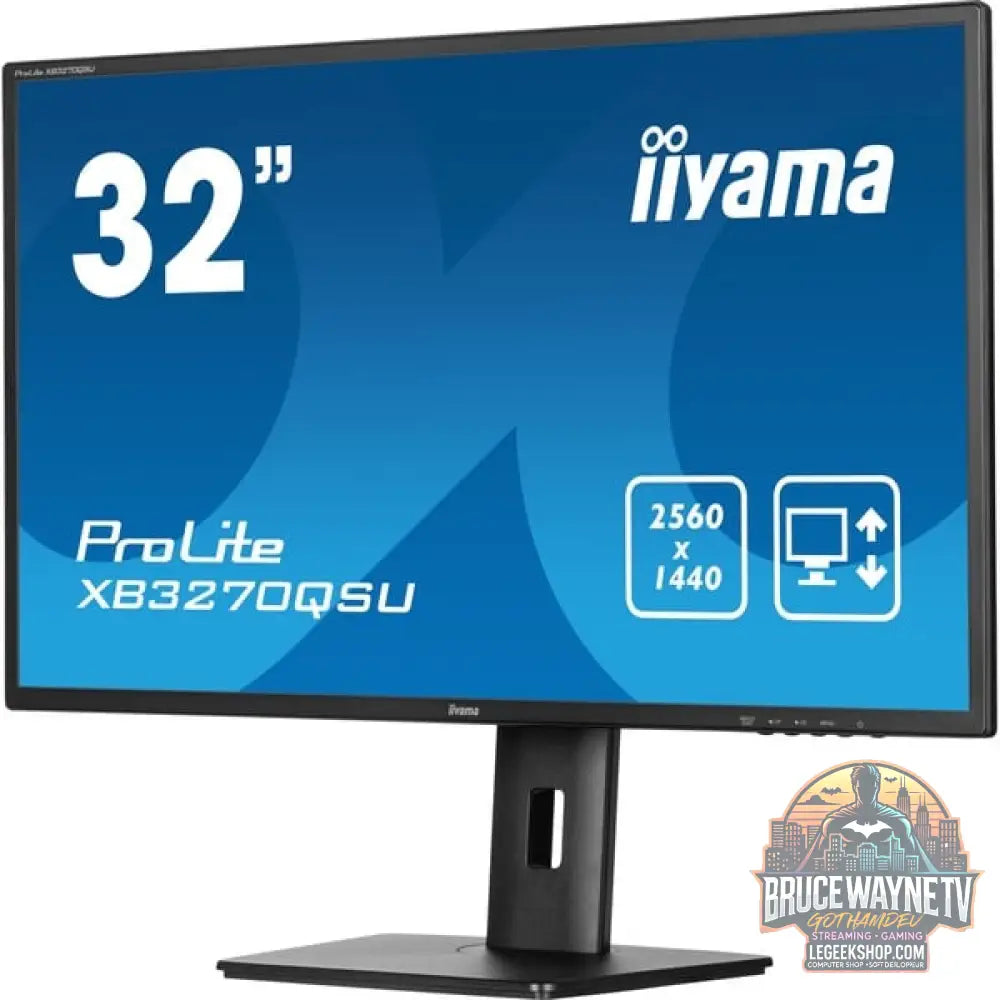 iiyama ProLite XB3270QSU-B1 31,5" QHD/WQHD IPS 100 Hz - iiyama - vue 3