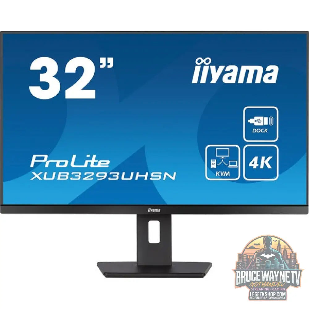 iiyama ProLite XUB3293UHSN-B5 31,5" 3840 × 2160 px IPS 60 Hz - iiyama - vue 2
