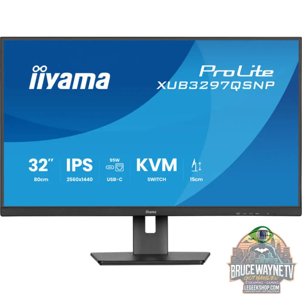 iiyama ProLite XUB3297QSNP-B1 32" QHD/WQHD IPS 100 Hz - iiyama - vue 2