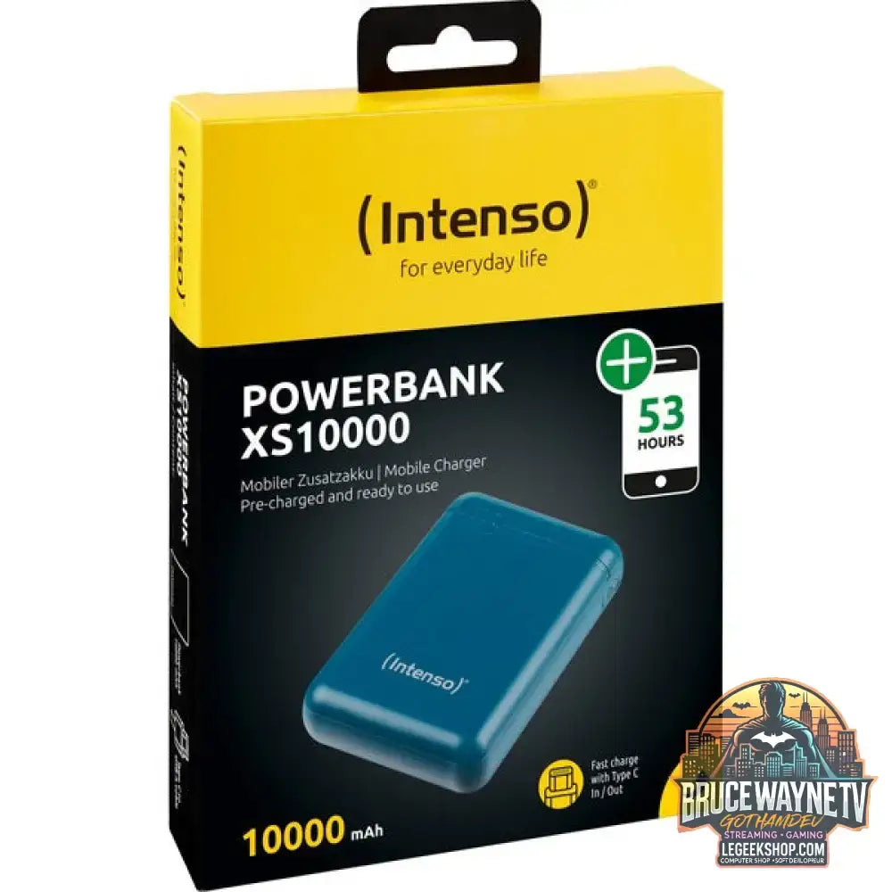 Intenso Powerbank XS10000 petrol, 10.000 mAh - Stromquelle: USB-C, Micro-USB - vue 7