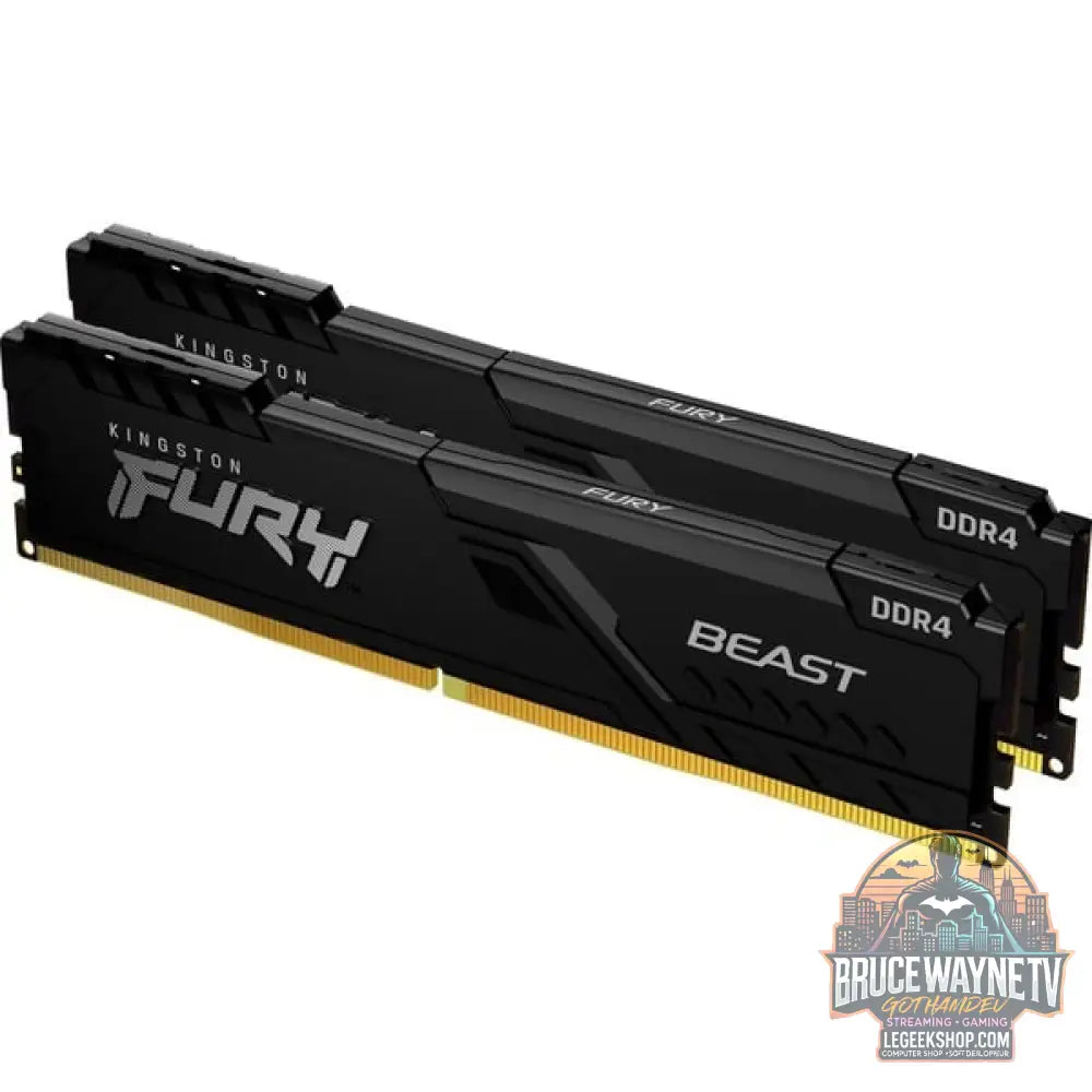 Kingston FURY DIMM 16 GB DDR4-3200 (2x 8 GB) Dual-Kit, Arbeitsspeicher - Kingston FURY - vue 2