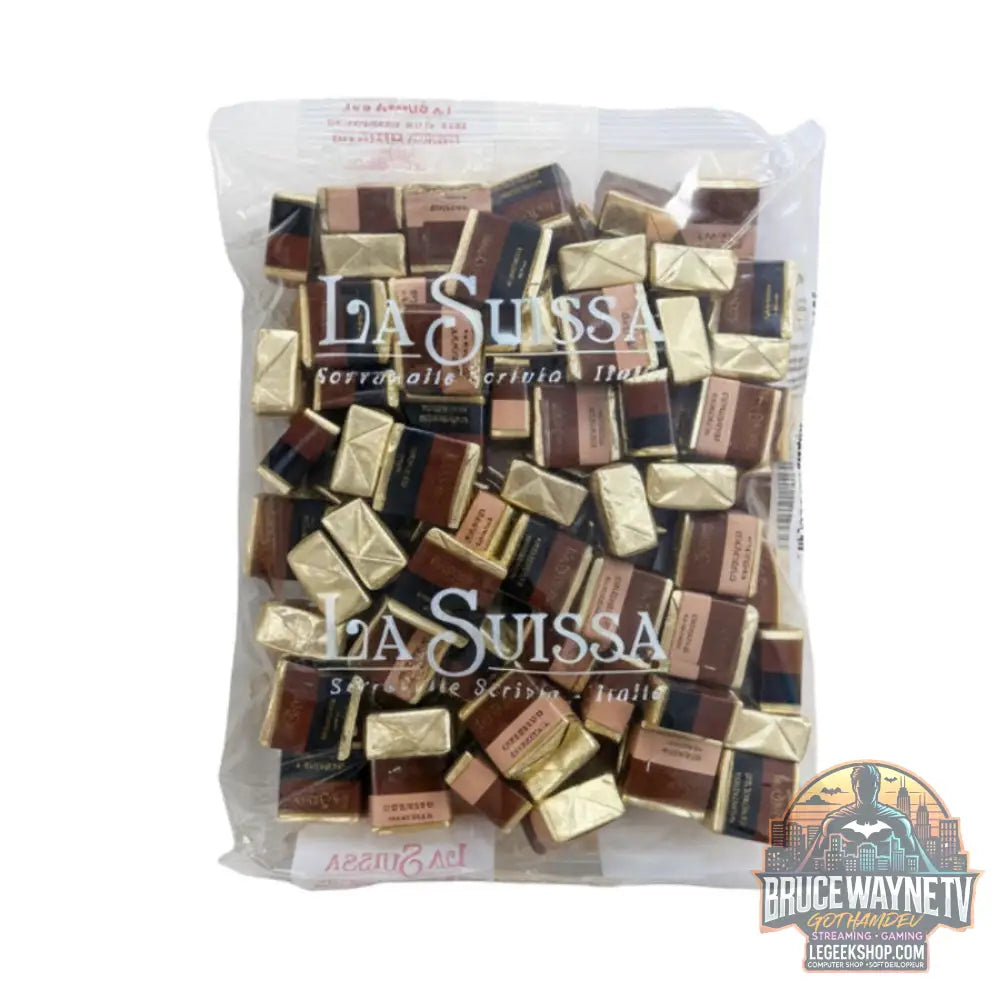 La Suissa Pralina Cremini Assortis pralines en chocolat noir et aux noisettes (Paquet de 1kg) - Snacks & boissons