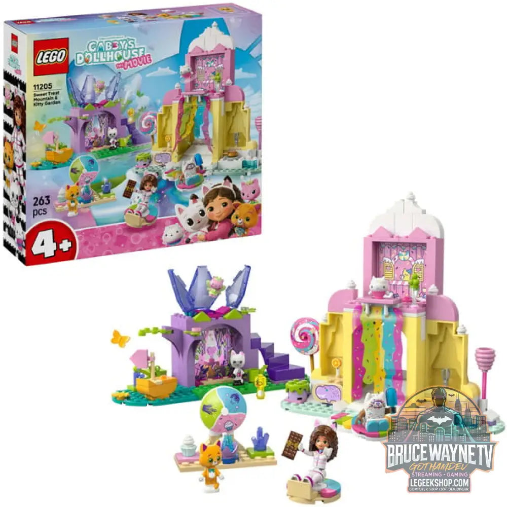 LEGO 11205 Gabby´s Dollhouse Zuckerguss-Gebirge et Kätzchen-Garten, jeu de construction - LEGO
