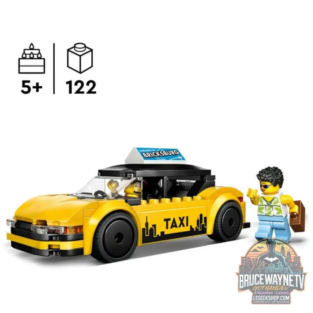 LEGO 60487 City Gelbes Taxi, jeu de construction - LEGO - vue 3
