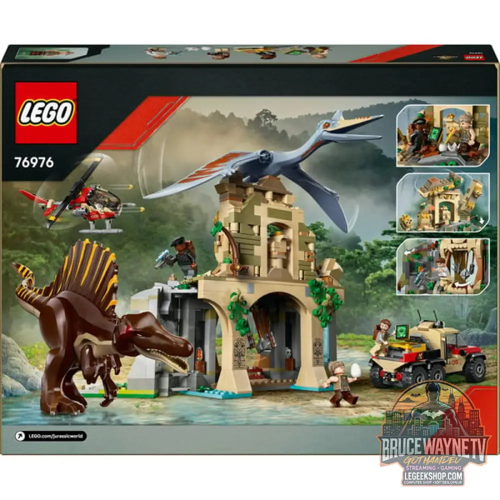 LEGO 76976 Jurassic World Spinosaurier & Quetzalcoatlus: Hubschrauber-Einsatz, jeu de construction - LEGO - vue 7