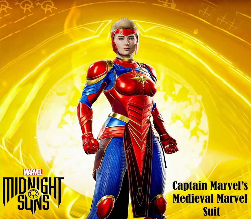 Marvel's Midnight Suns Medieval Captain Marvel Suit DLC