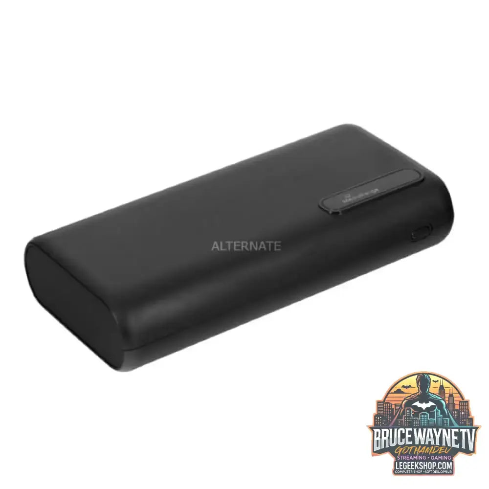 MediaRange Powerbank MR756, 20.000 mAh schwarz, Power Delivery 3.0, Quick Charge - Stromquelle: USB-C, Micro-USB