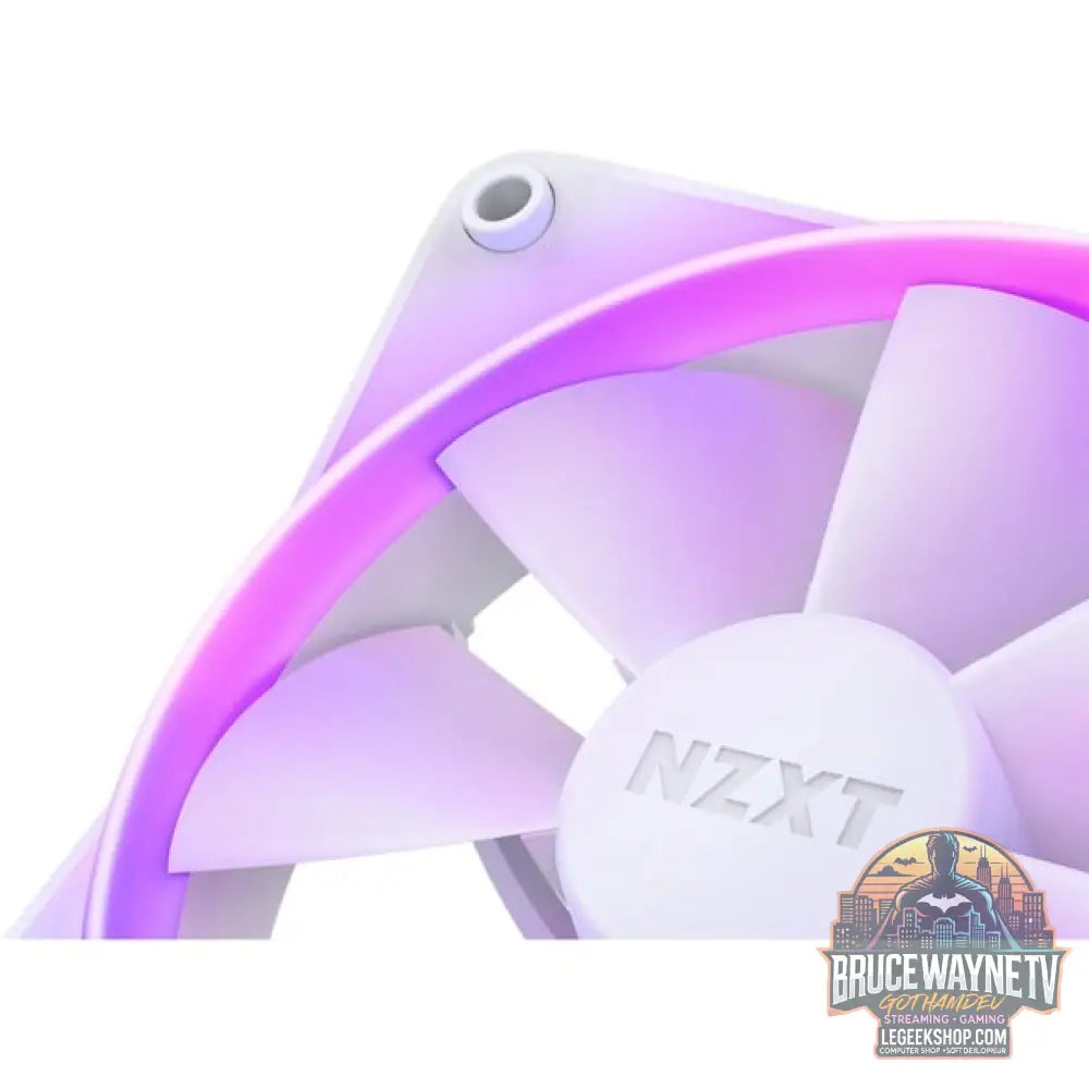 NZXT F140 RGB DUO Twin 140x140x25, Gehäuselüfter - NZXT - vue 3