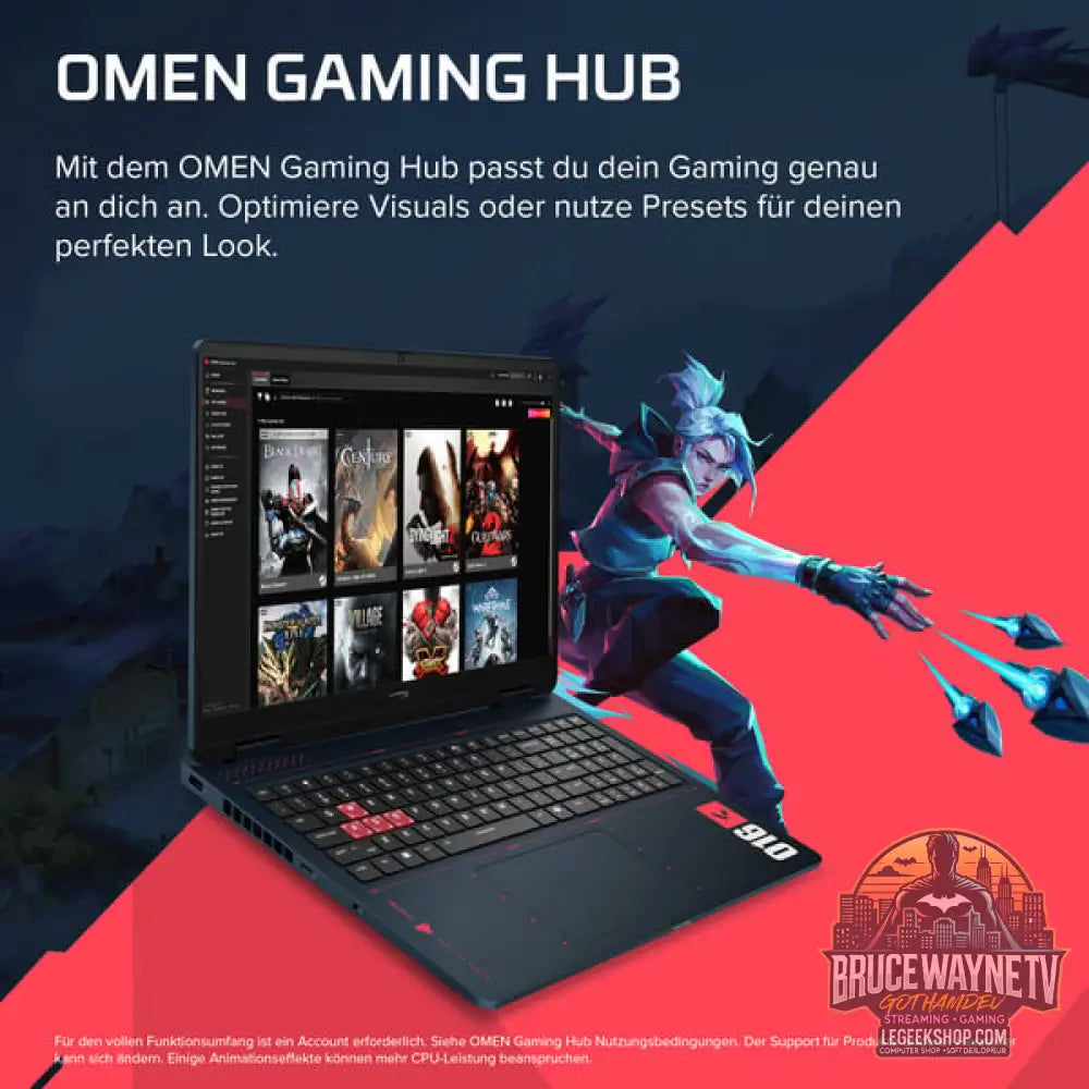OMEN Omen 16-ap1099ng, Gaming-Notebook - vue 15