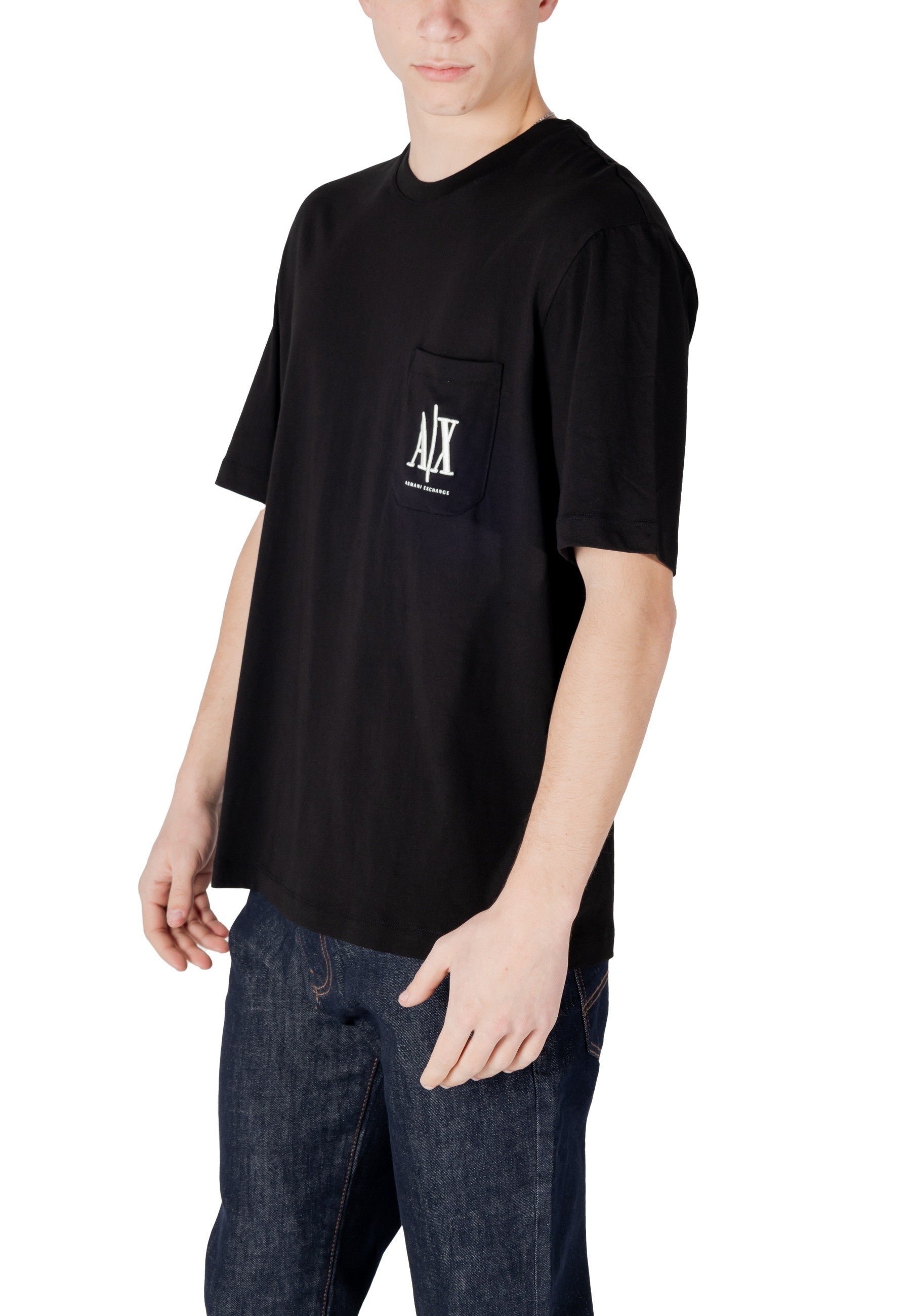 Armani Exchange T-shirt homme — black
