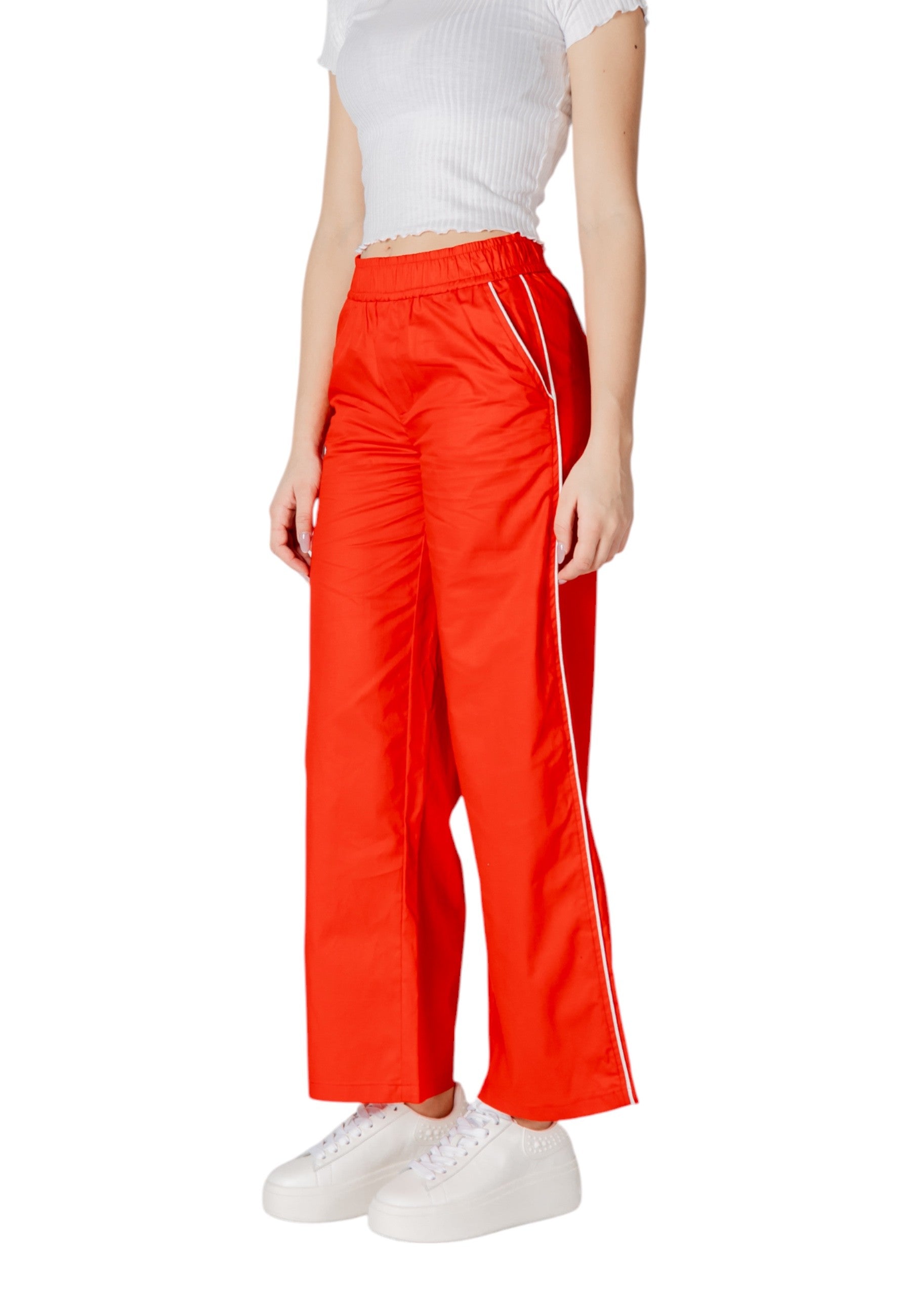 Only Pantalon femme Pantalons — red