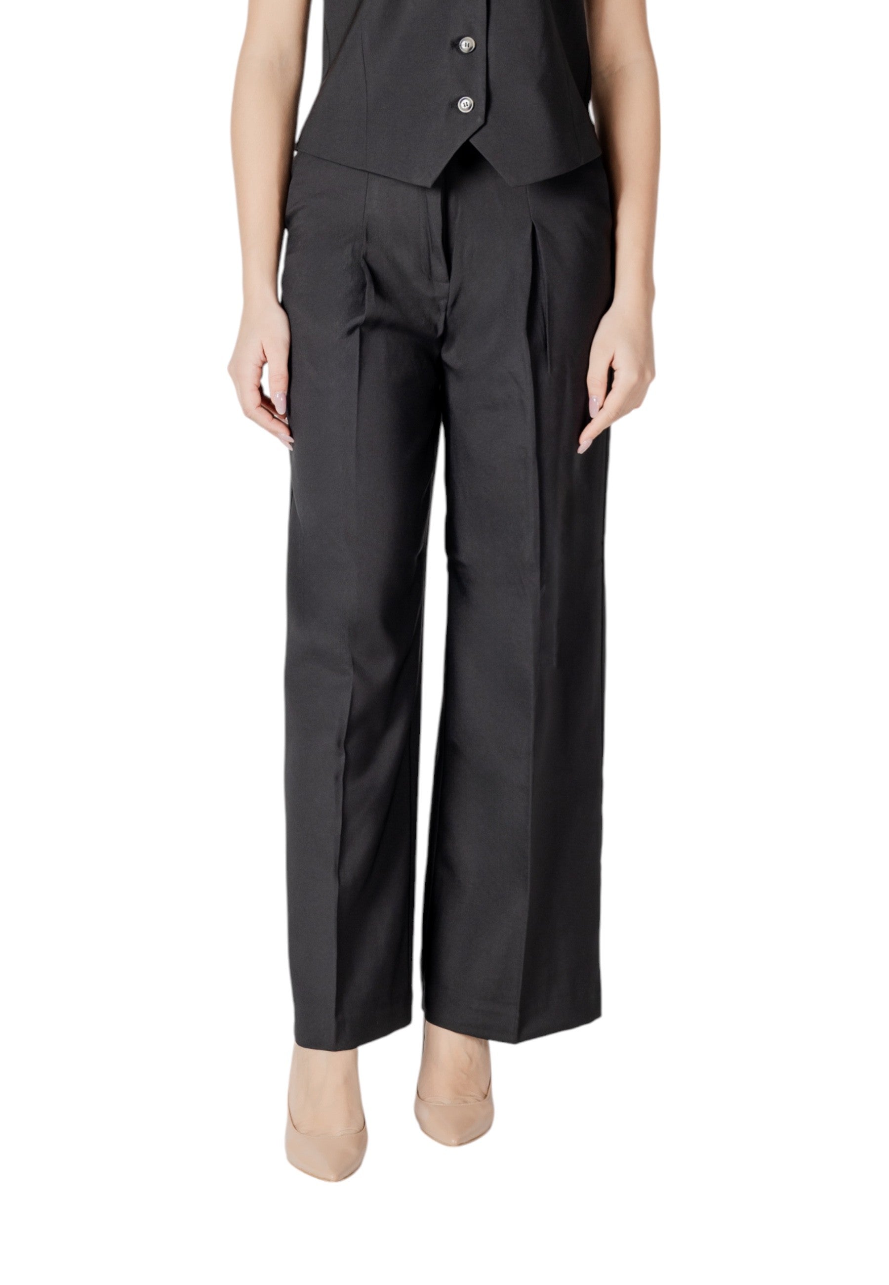 Ichi Pantalon femme Pantalons — black