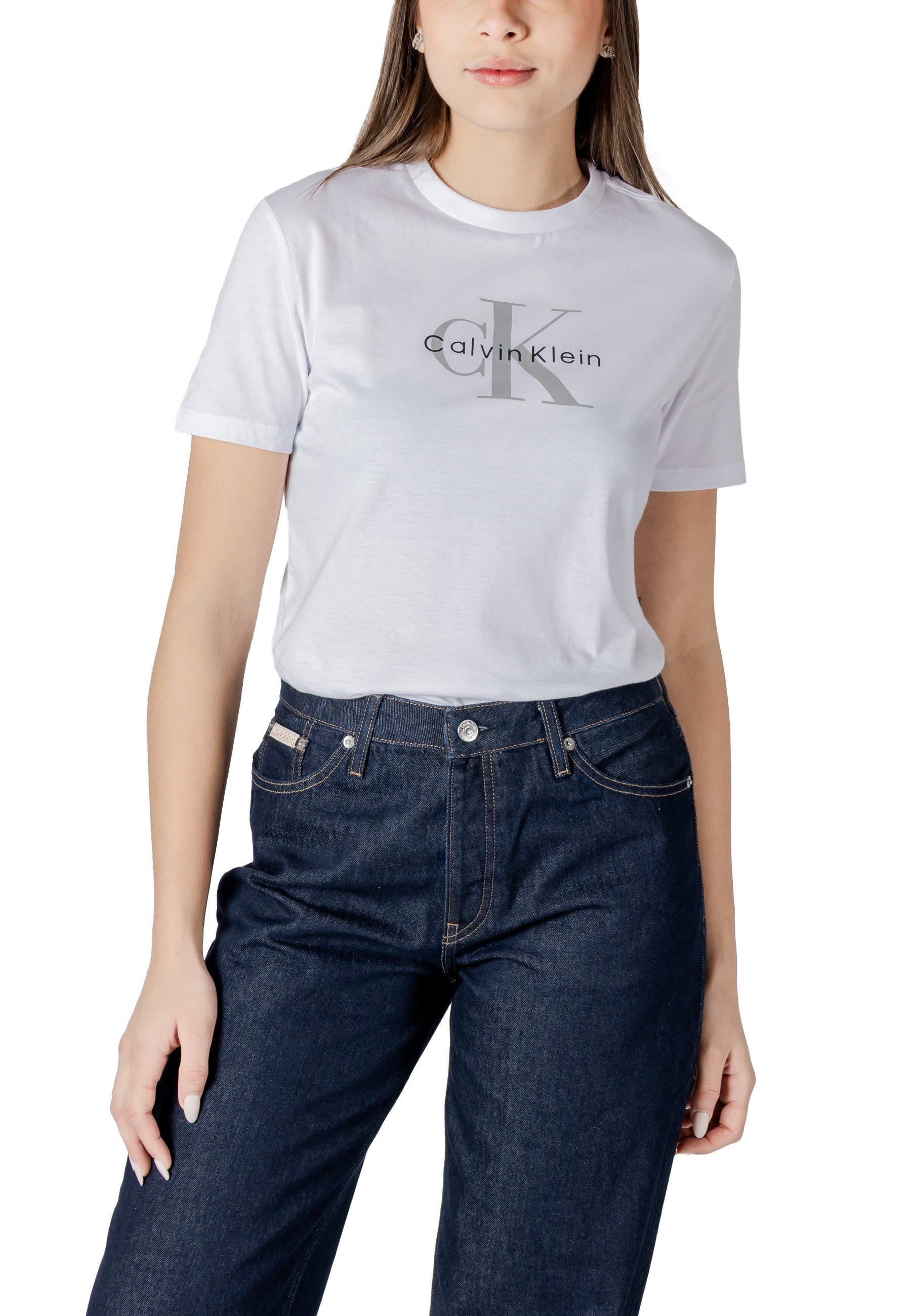 Calvin Klein Jeans T-shirt femme — white