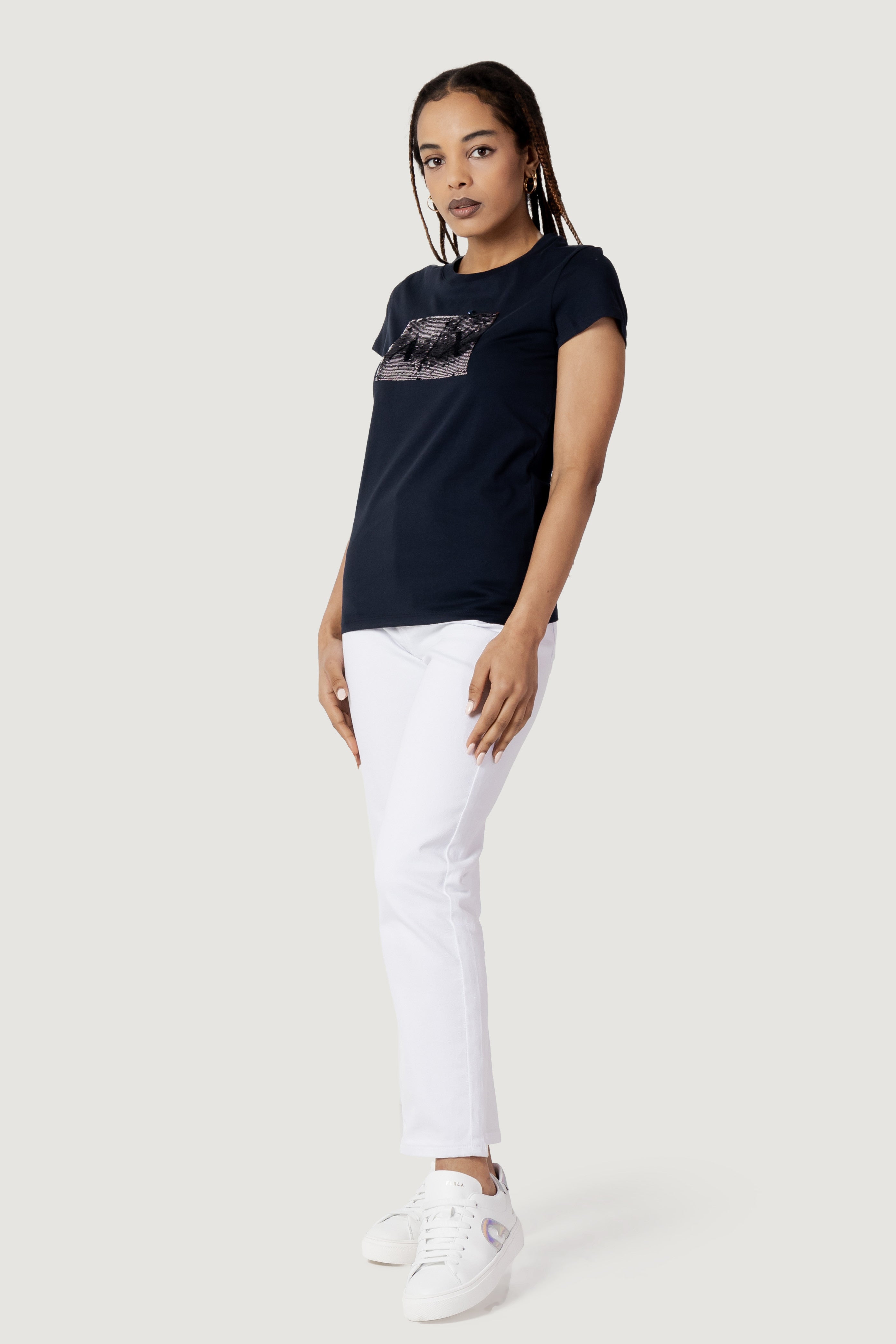Armani Exchange T-shirt femme — blue