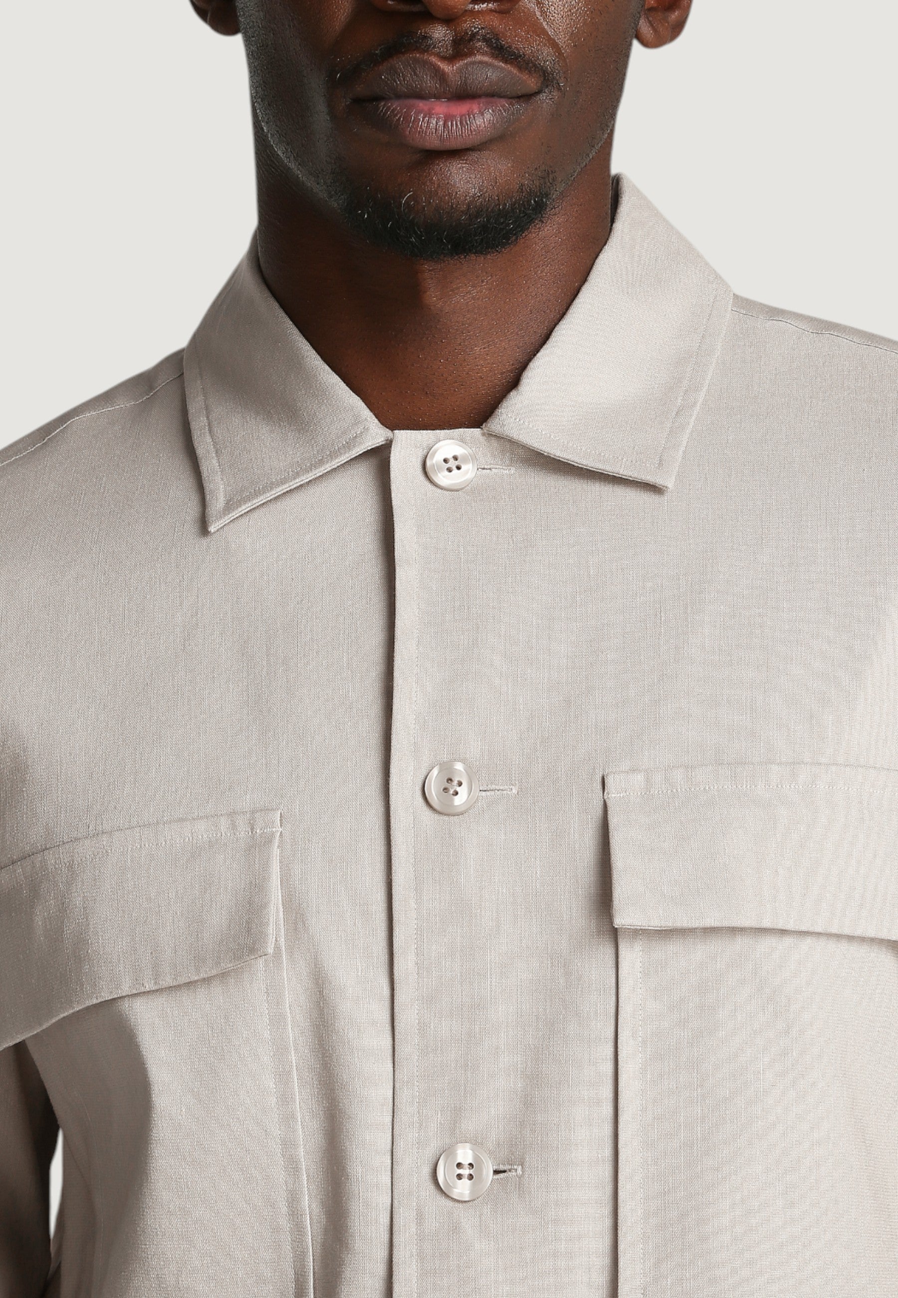 Calvin Klein Chemise homme Chemises — beige