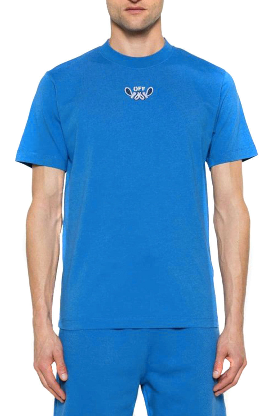 Off-white T-shirt homme — light blue