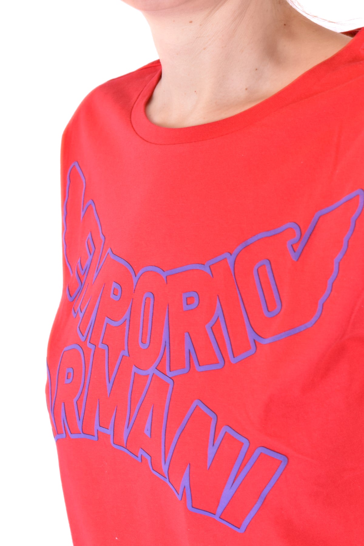 Emporio Armani T-shirt femme — red
