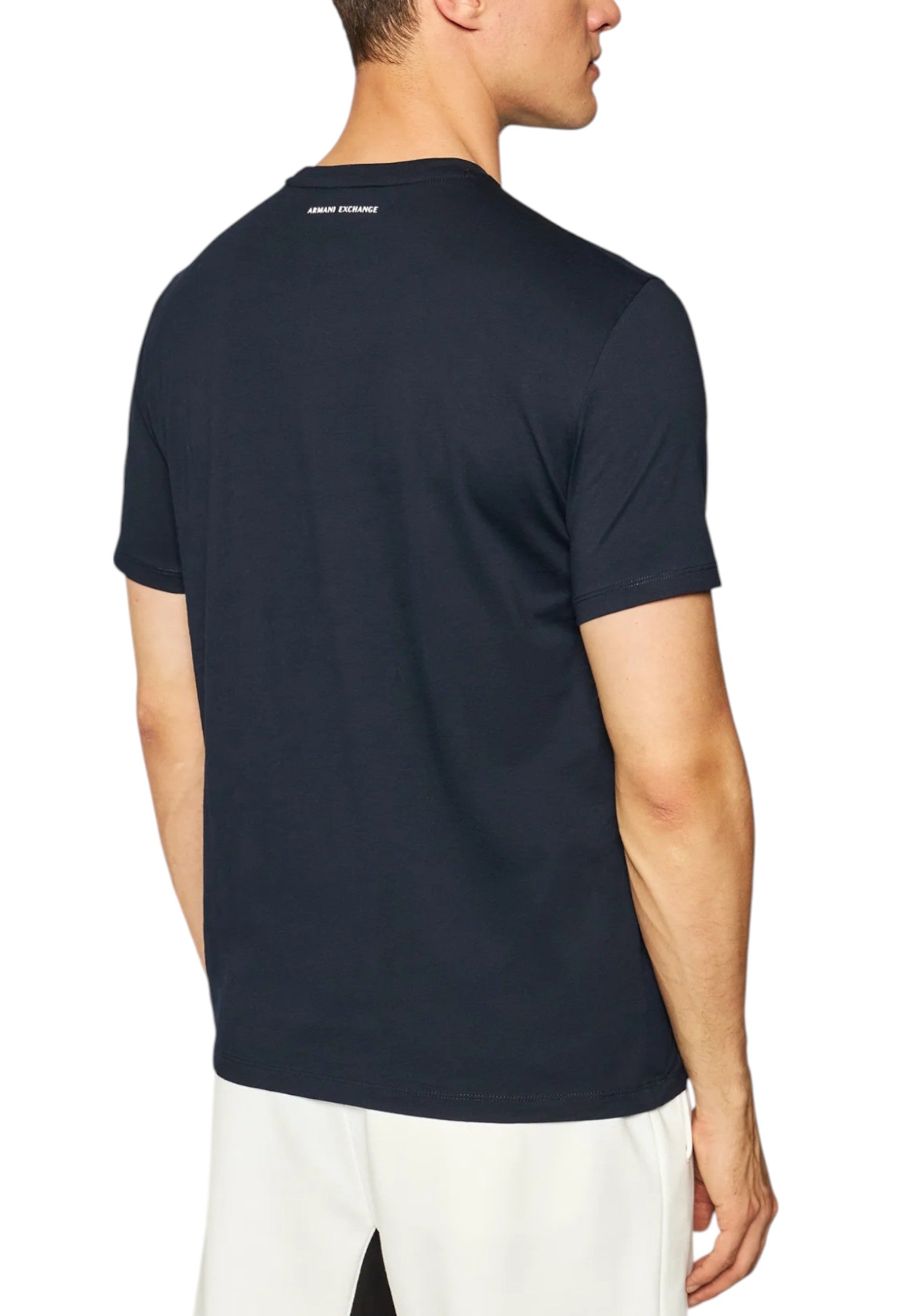 Armani Exchange T-shirt homme — blue