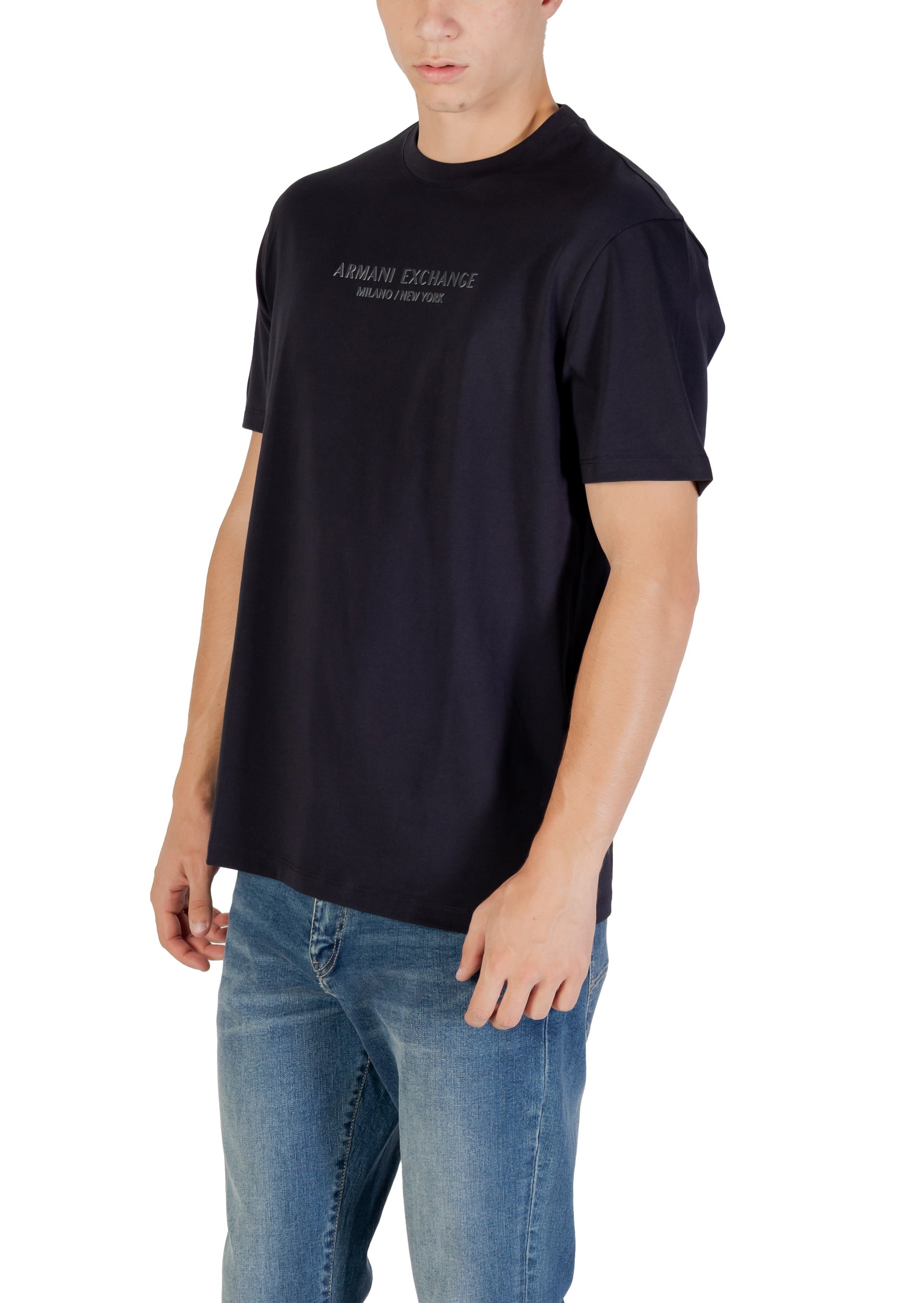 Armani Exchange T-shirt homme — blue