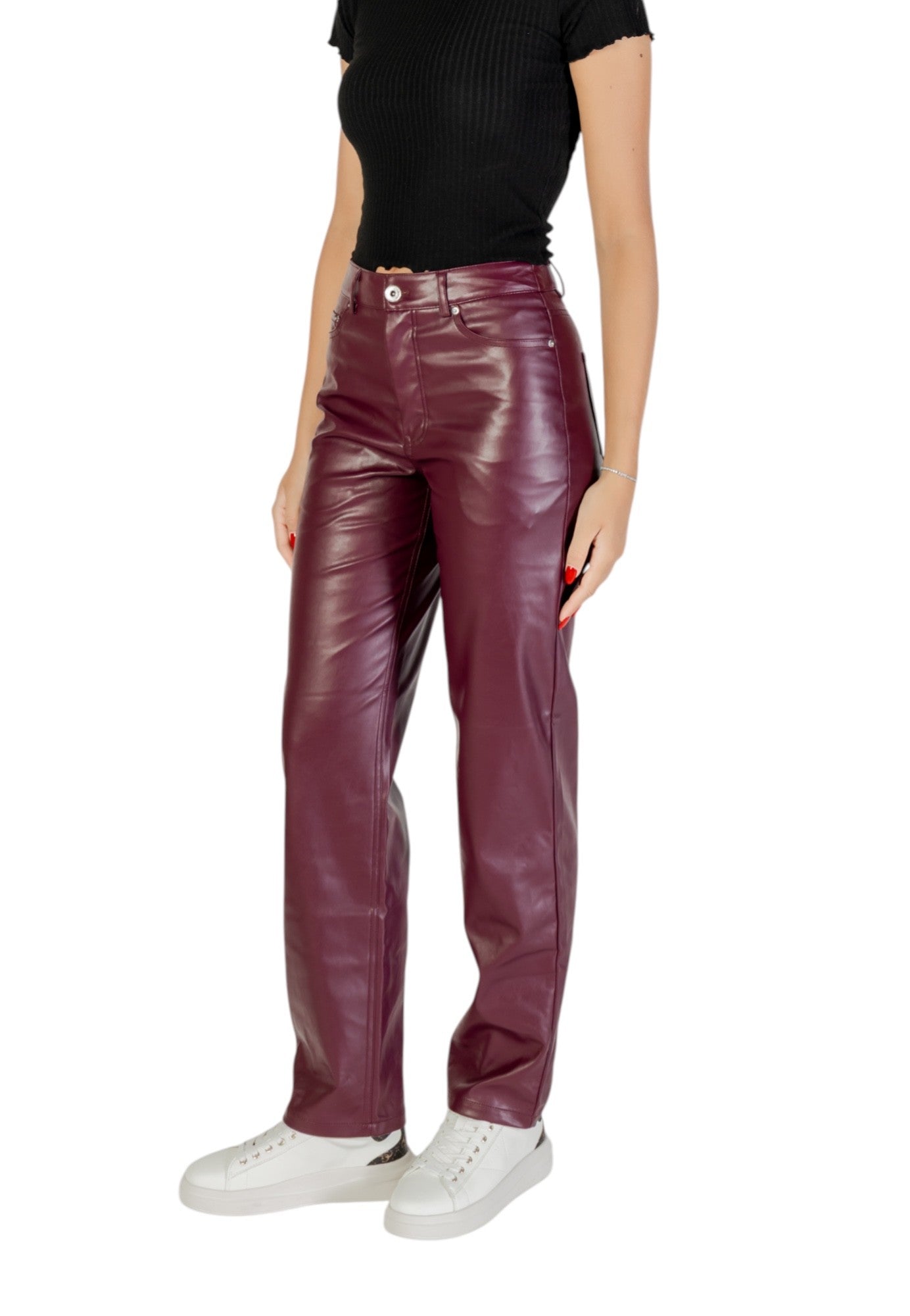 Only Pantalon femme Pantalons — purple