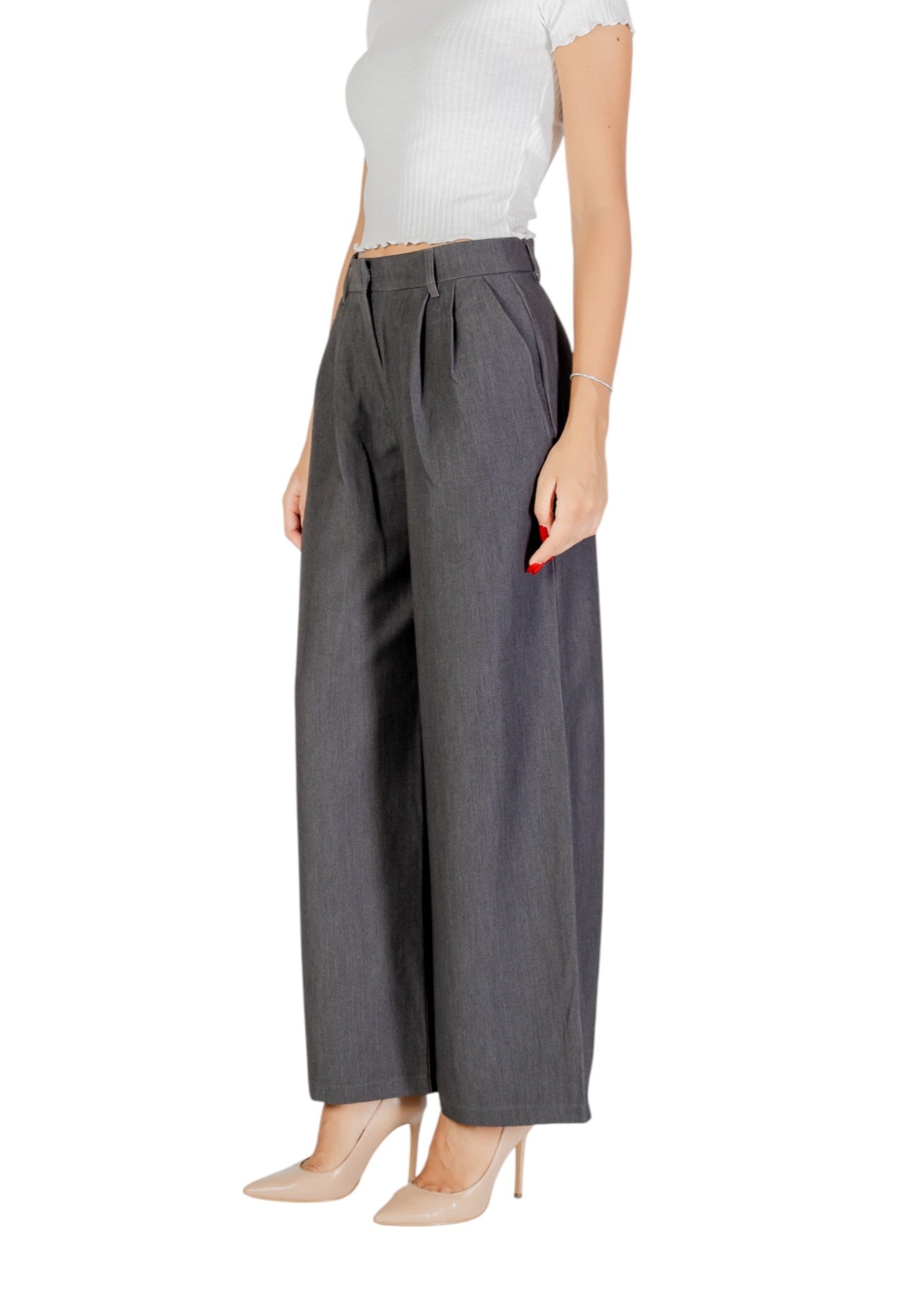 Only Pantalon femme Pantalons — grey