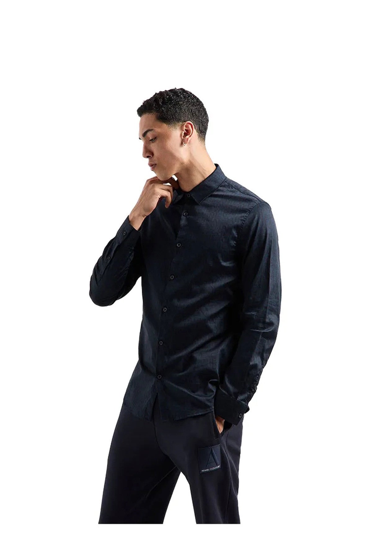 Armani Exchange Chemise homme Chemises — blue