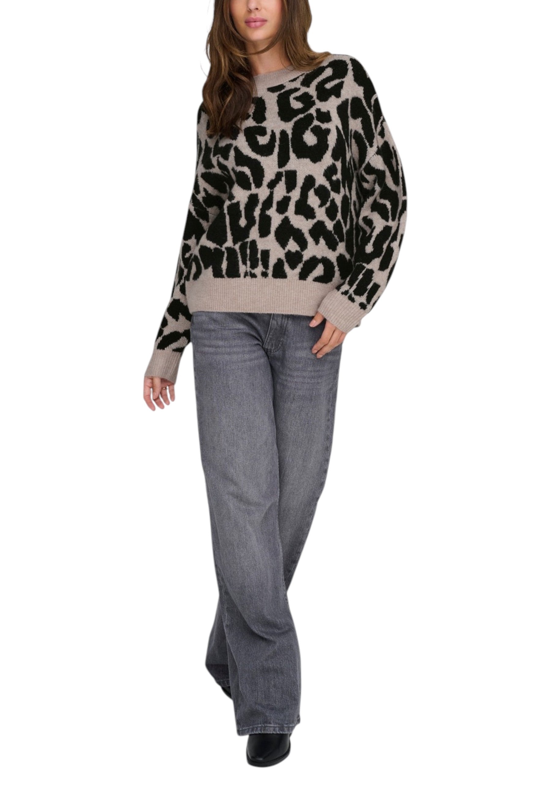 Jacqueline De Yong Pull femme — beige