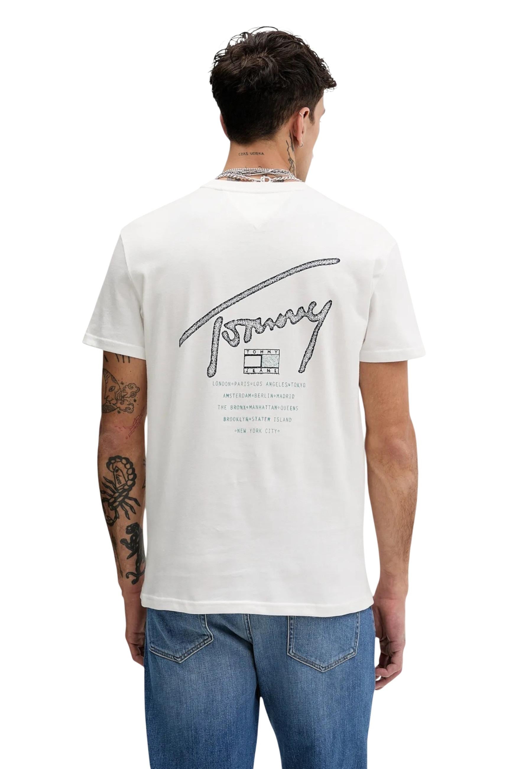 Tommy Hilfiger Jeans T-shirt homme — white