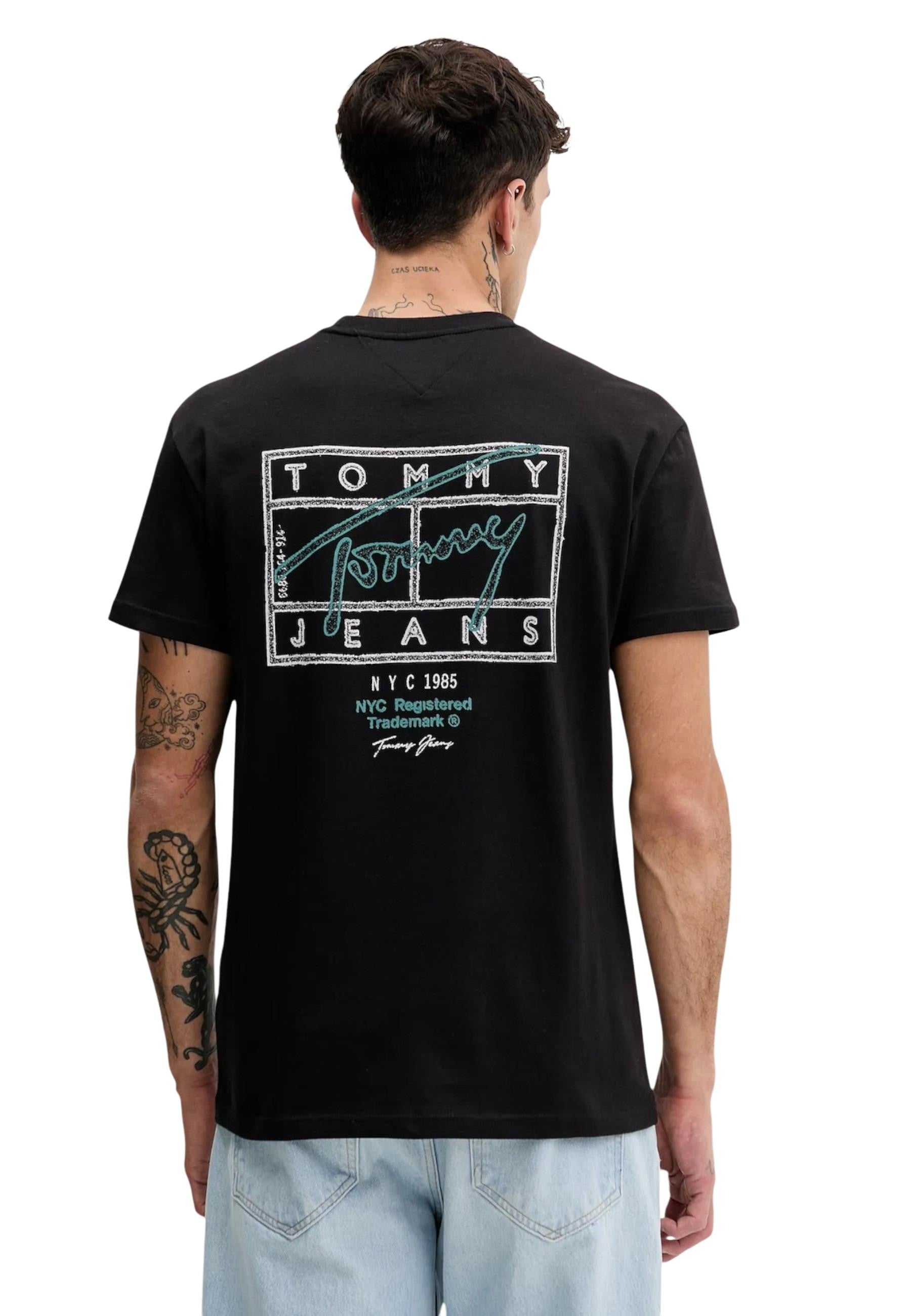 Tommy Hilfiger Jeans T-shirt homme — black