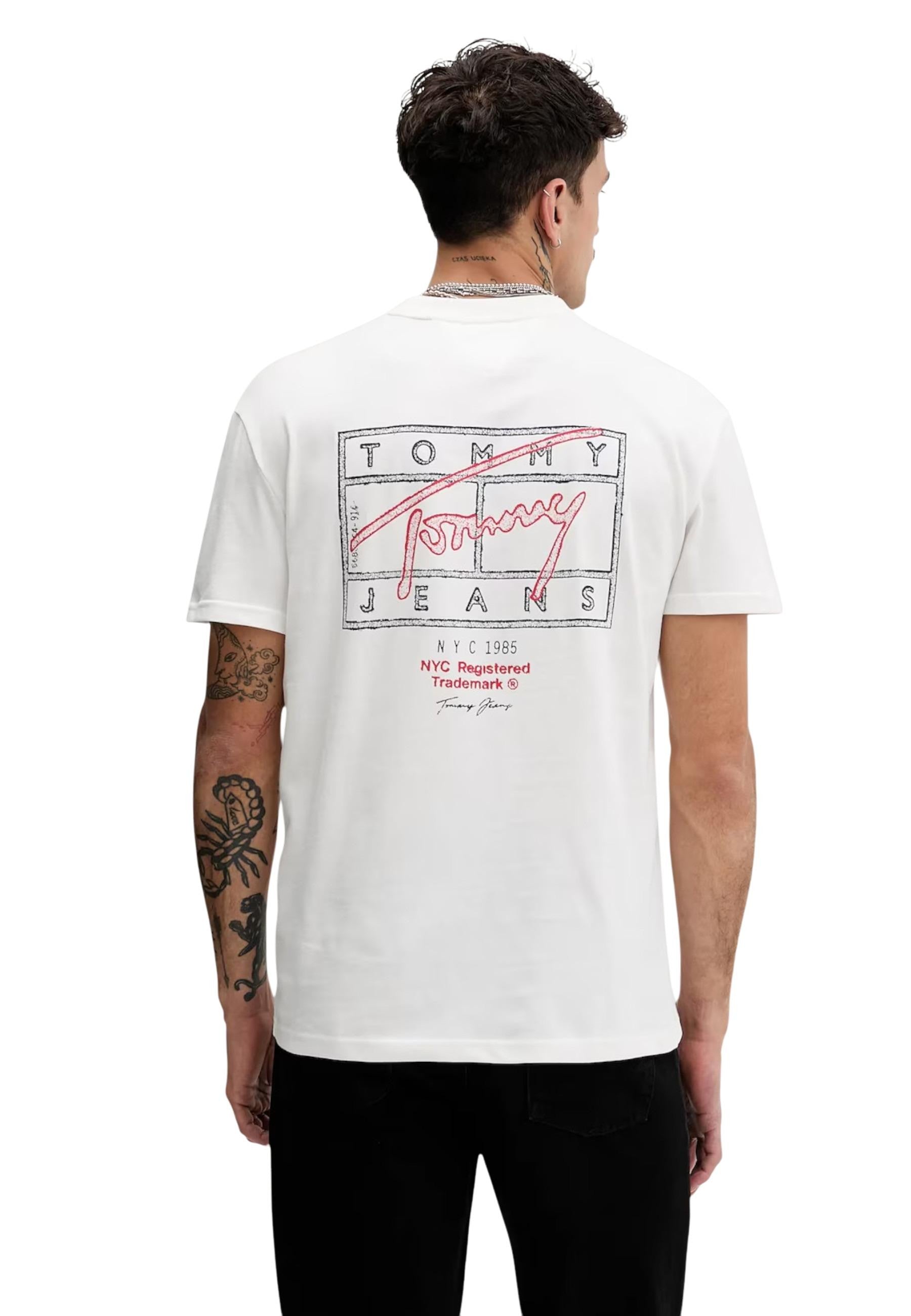 Tommy Hilfiger Jeans T-shirt homme — white