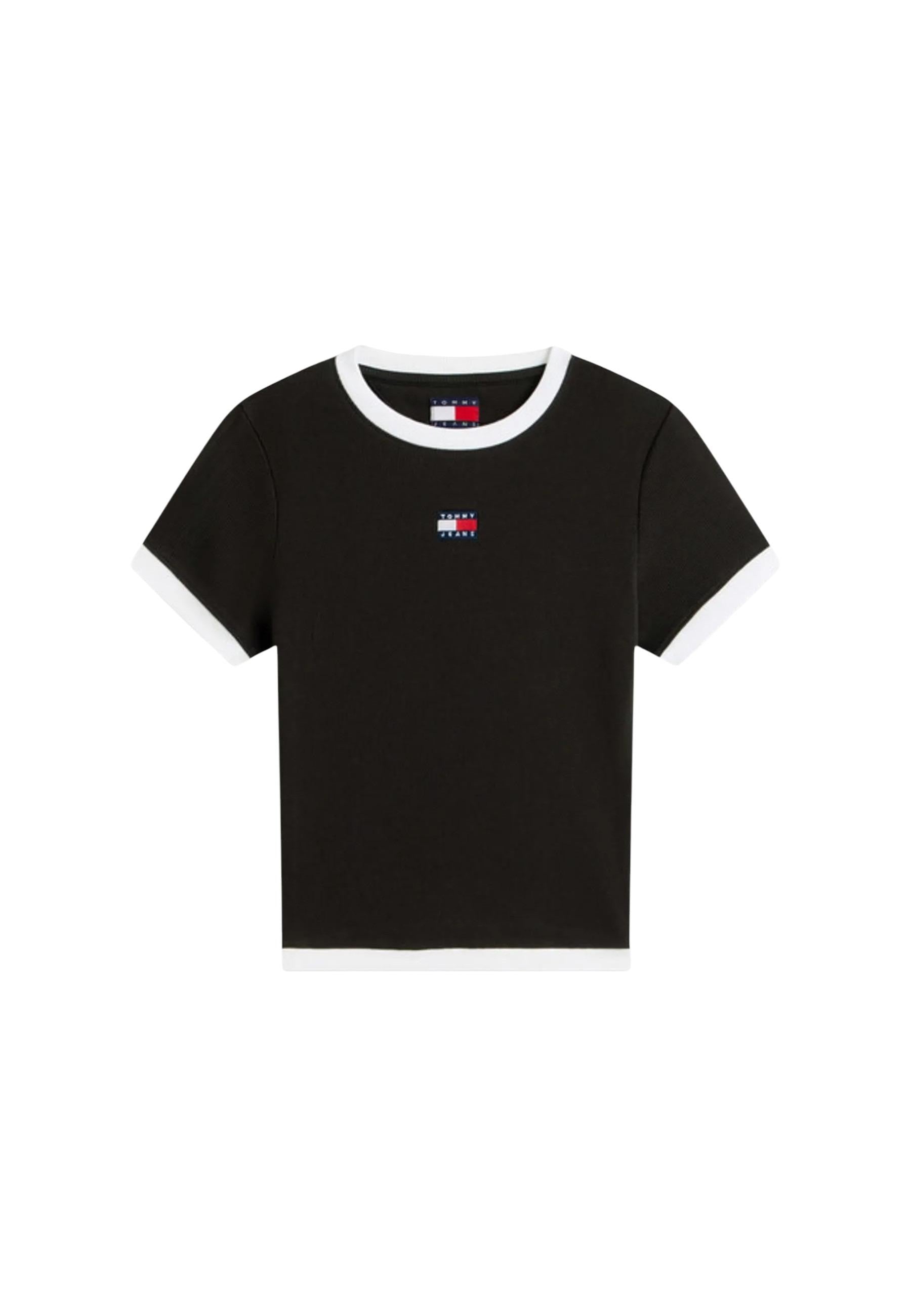 Tommy Hilfiger Jeans T-shirt femme — black