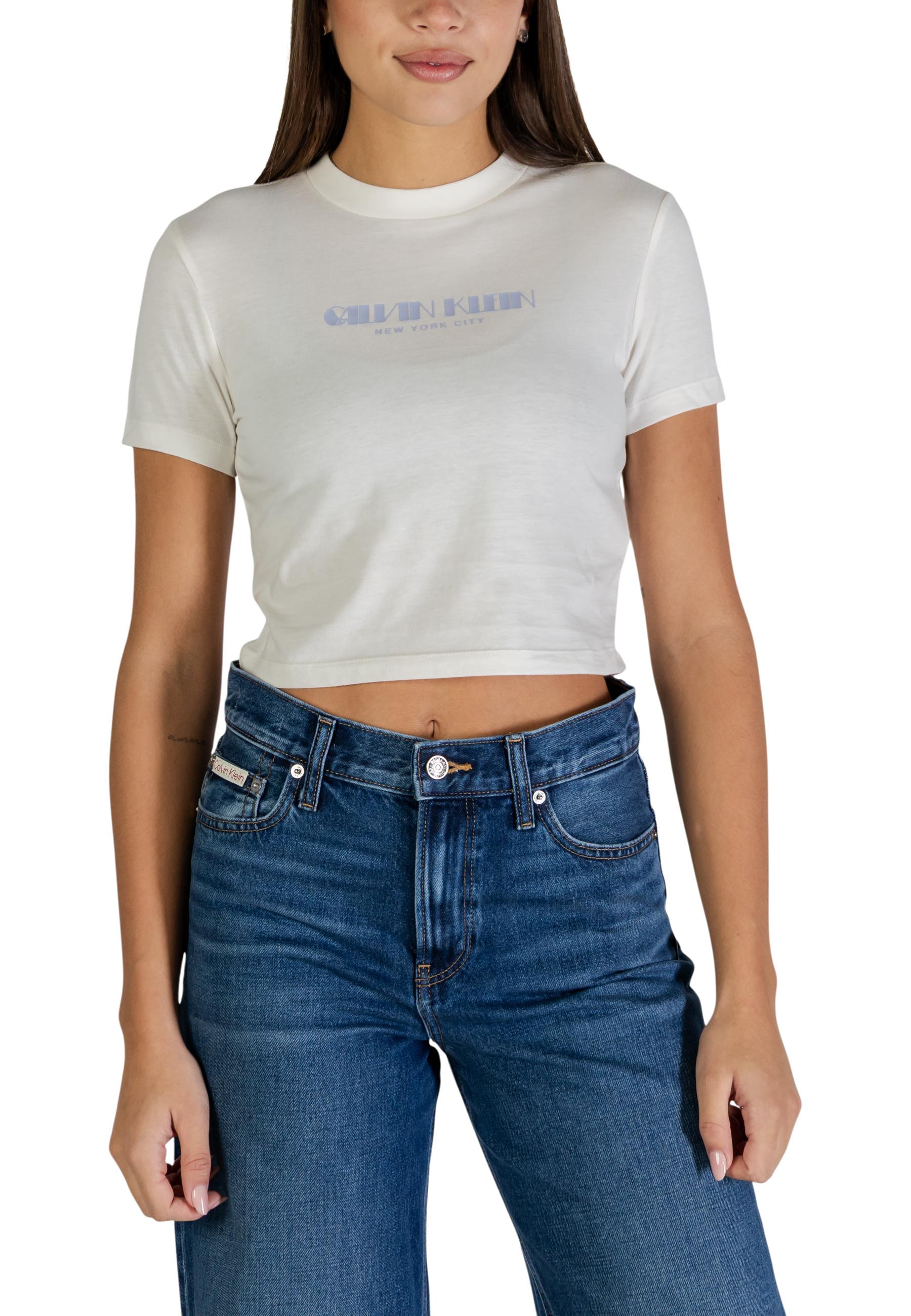 Calvin Klein Jeans T-shirt femme — white