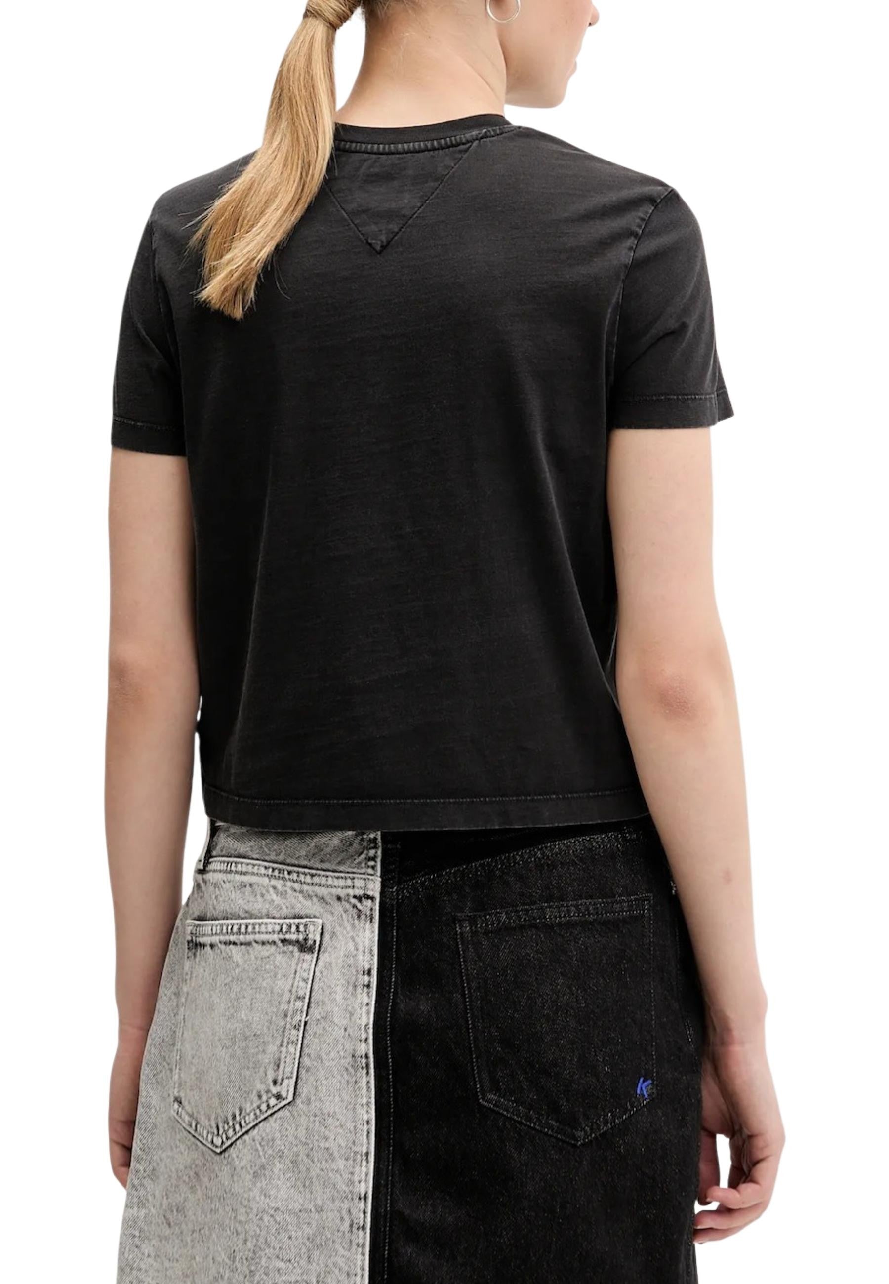 Tommy Hilfiger Jeans T-shirt femme — black