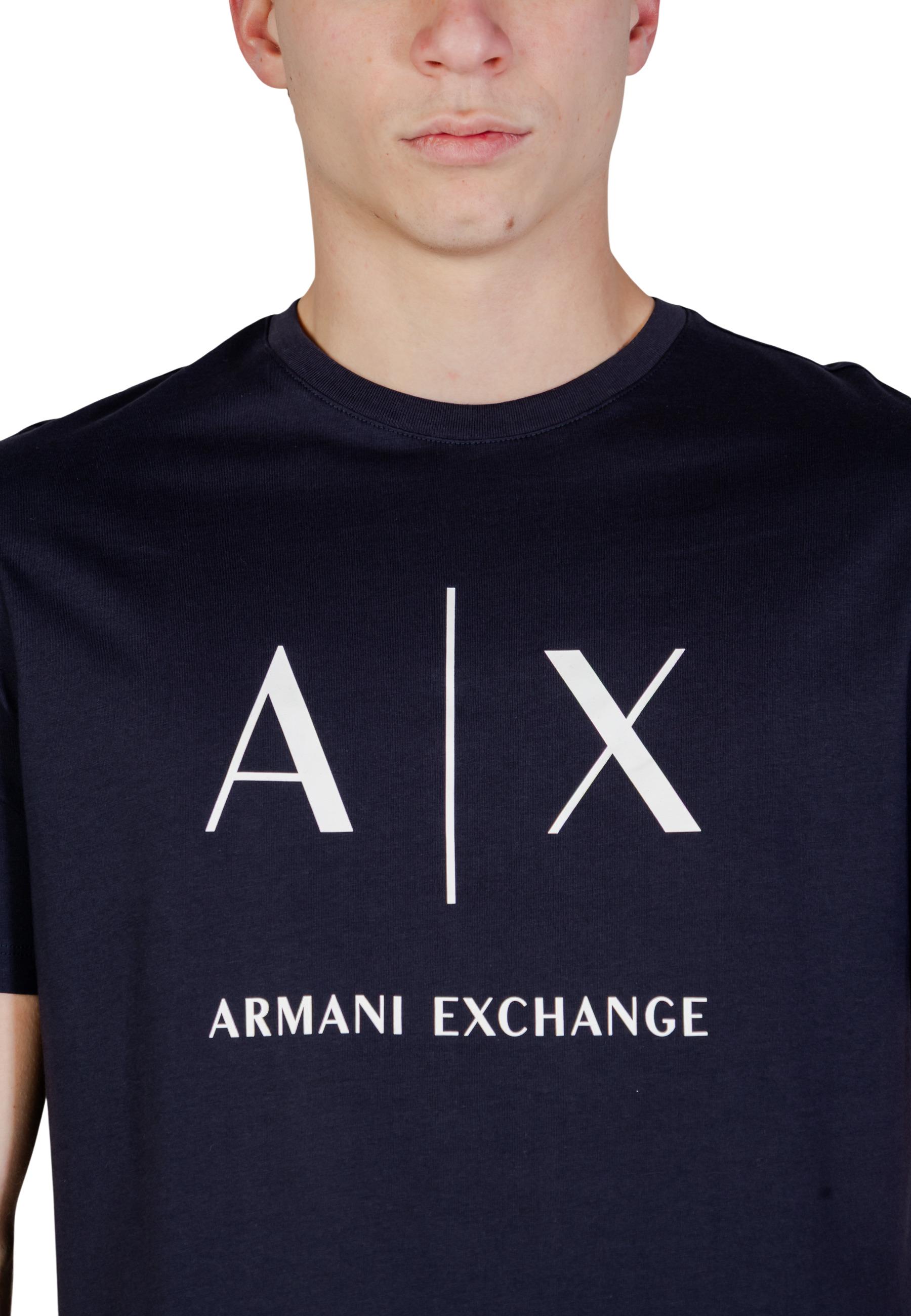 Armani Exchange T-shirt homme — blue