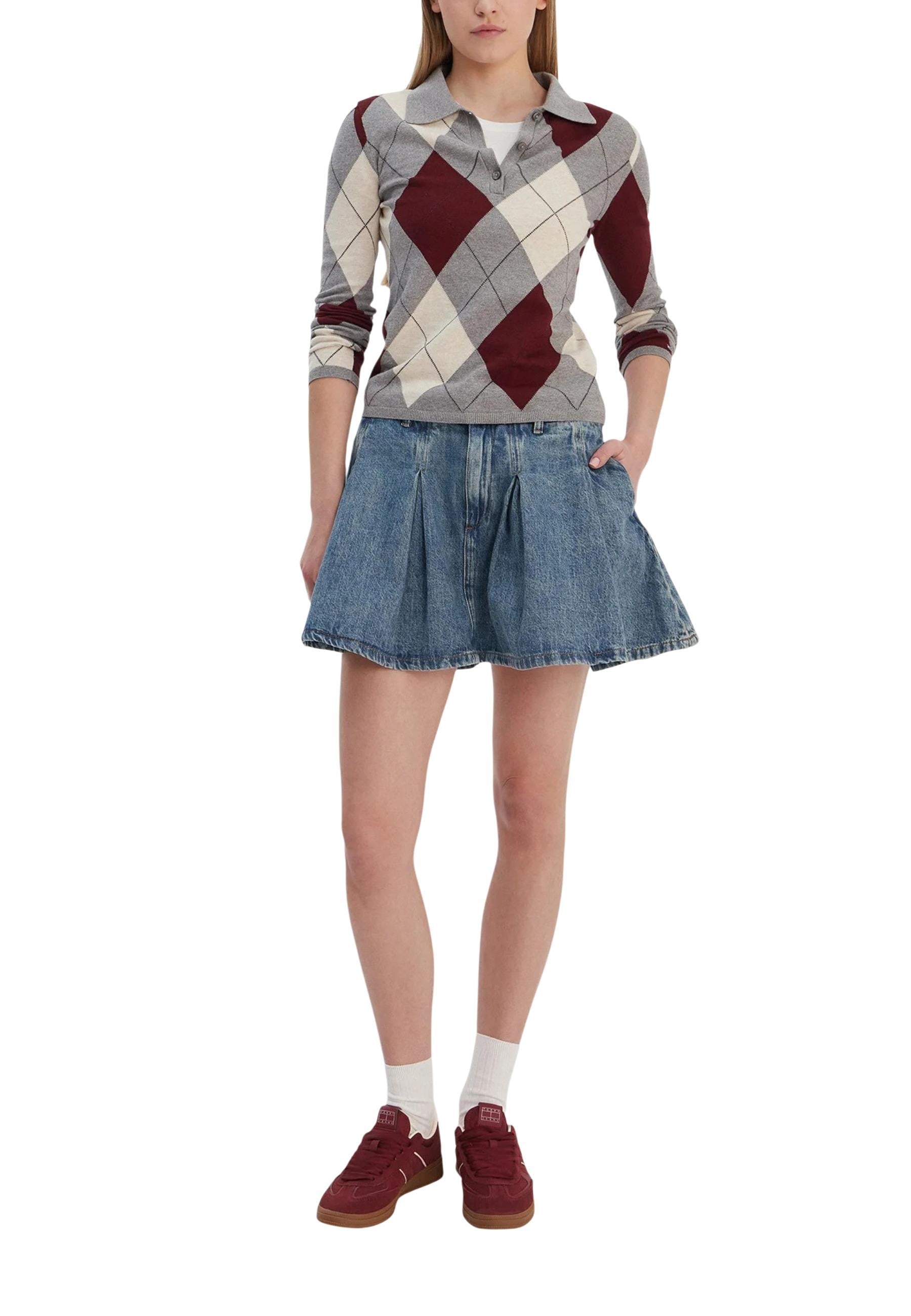 Tommy Hilfiger Jeans Jean femme Jupes — blue