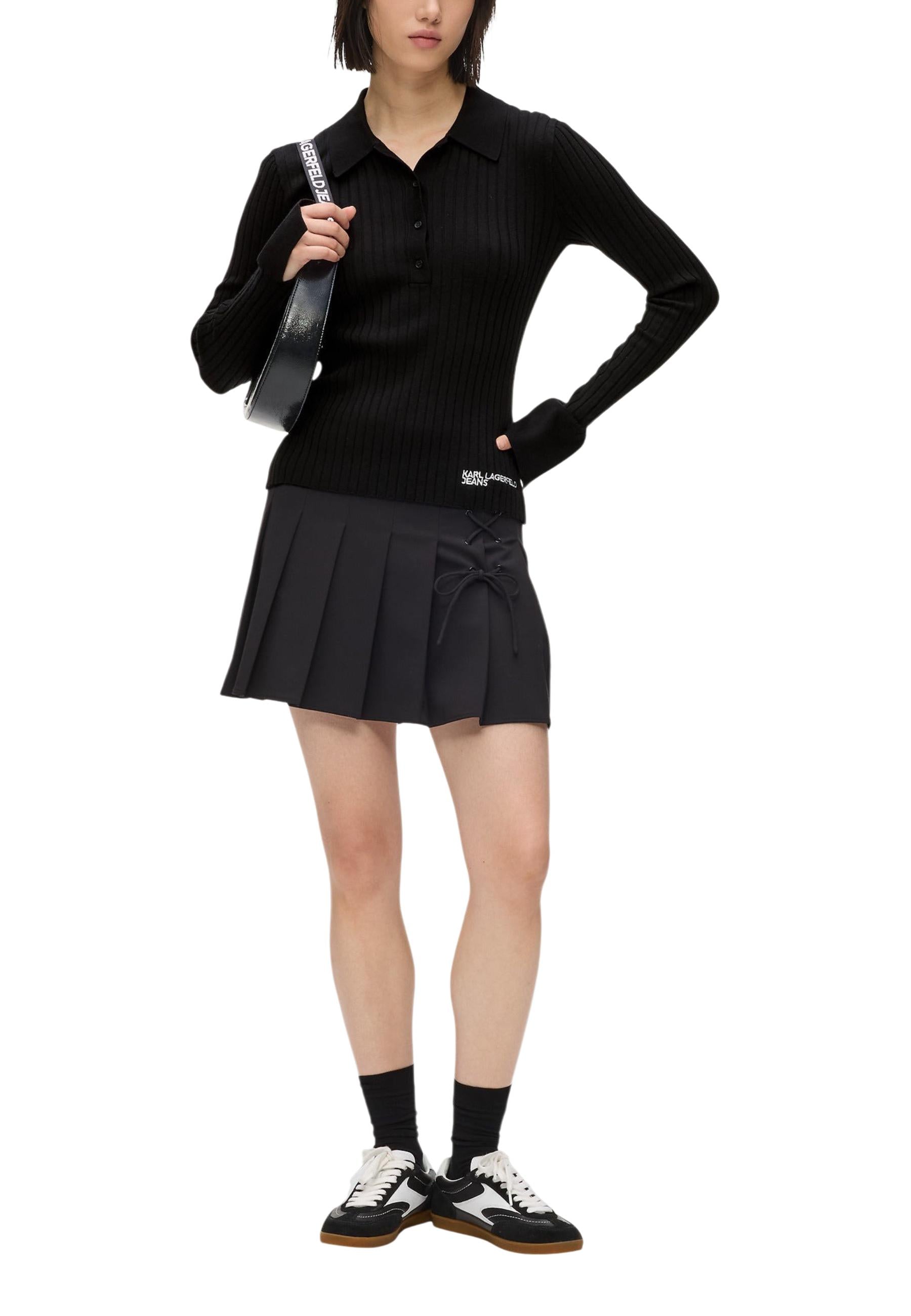 Karl Lagerfeld Jeans Polo femme — black
