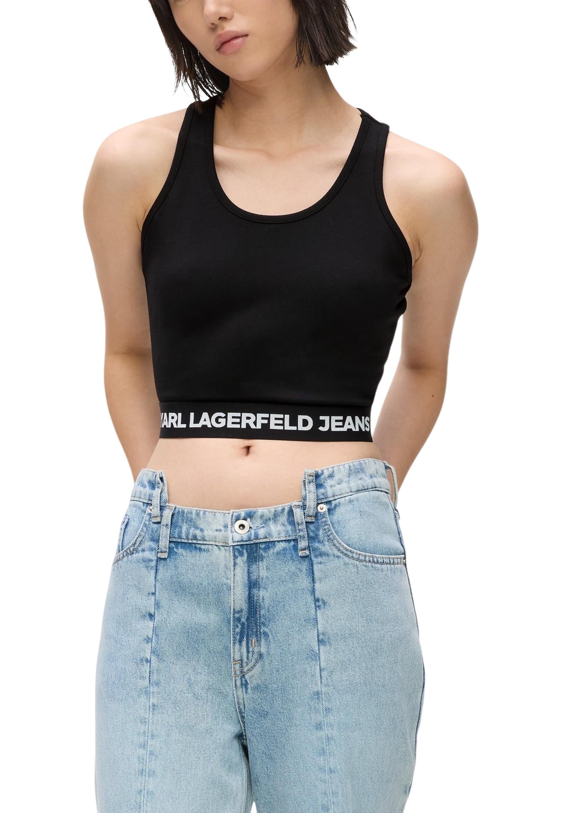 Karl Lagerfeld Jeans Jean femme Tops — black
