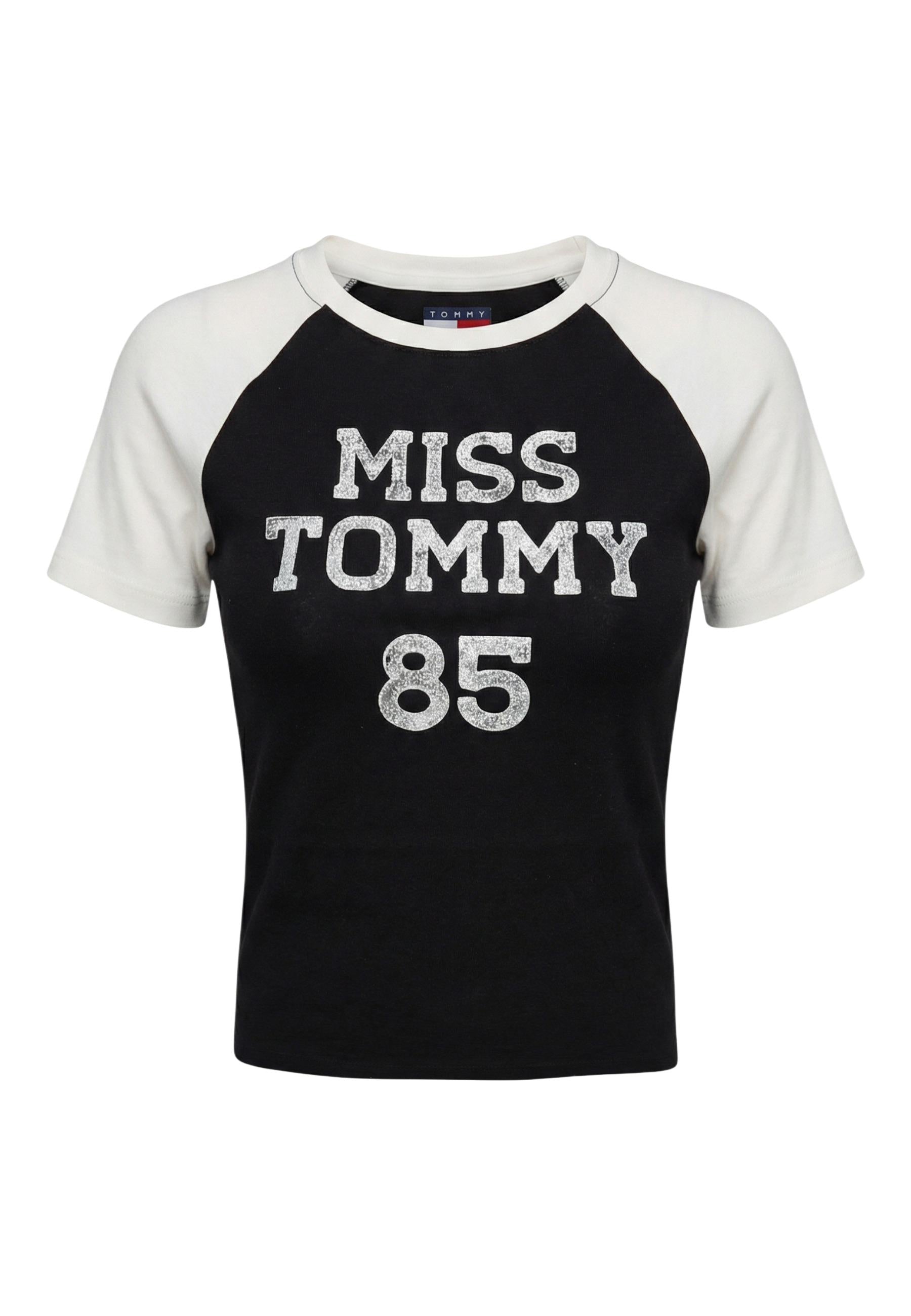 Tommy Hilfiger Jeans T-shirt femme — black