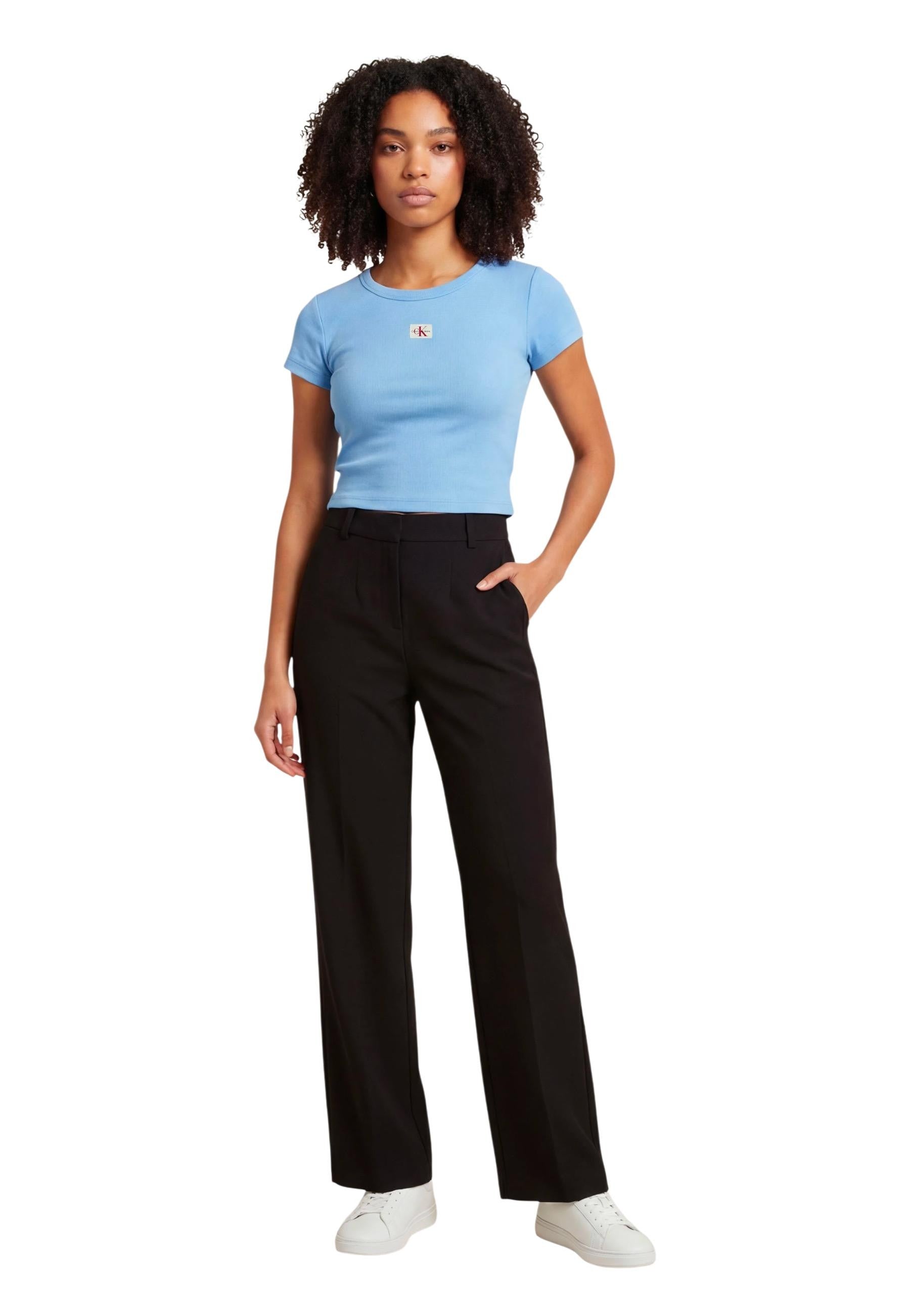 Calvin Klein Jeans T-shirt femme — light blue