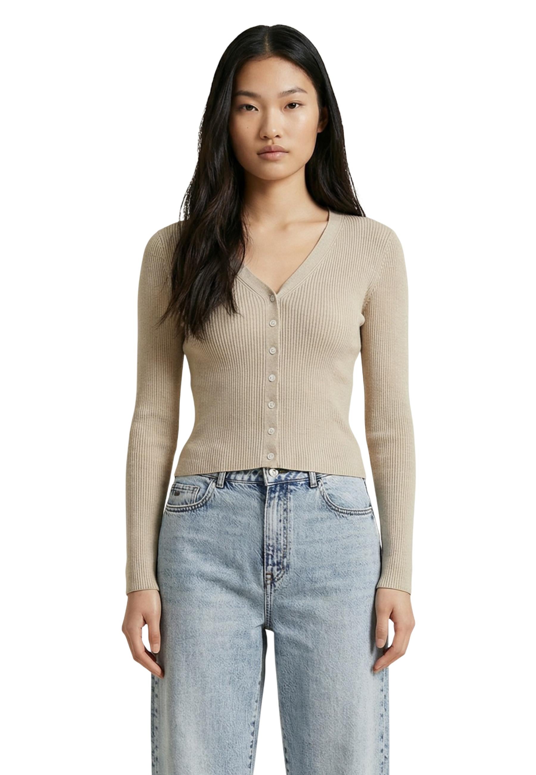 Only Vêtement femme Cardigans — beige