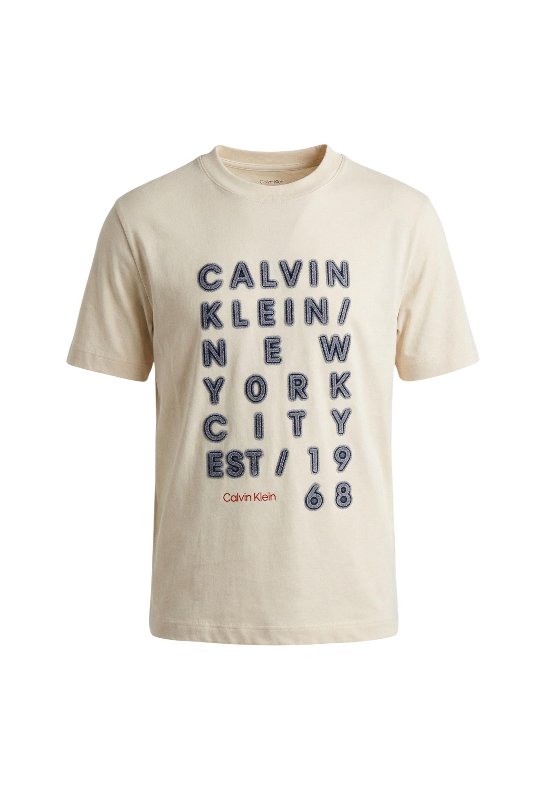 Calvin Klein Jeans T-shirt homme — beige