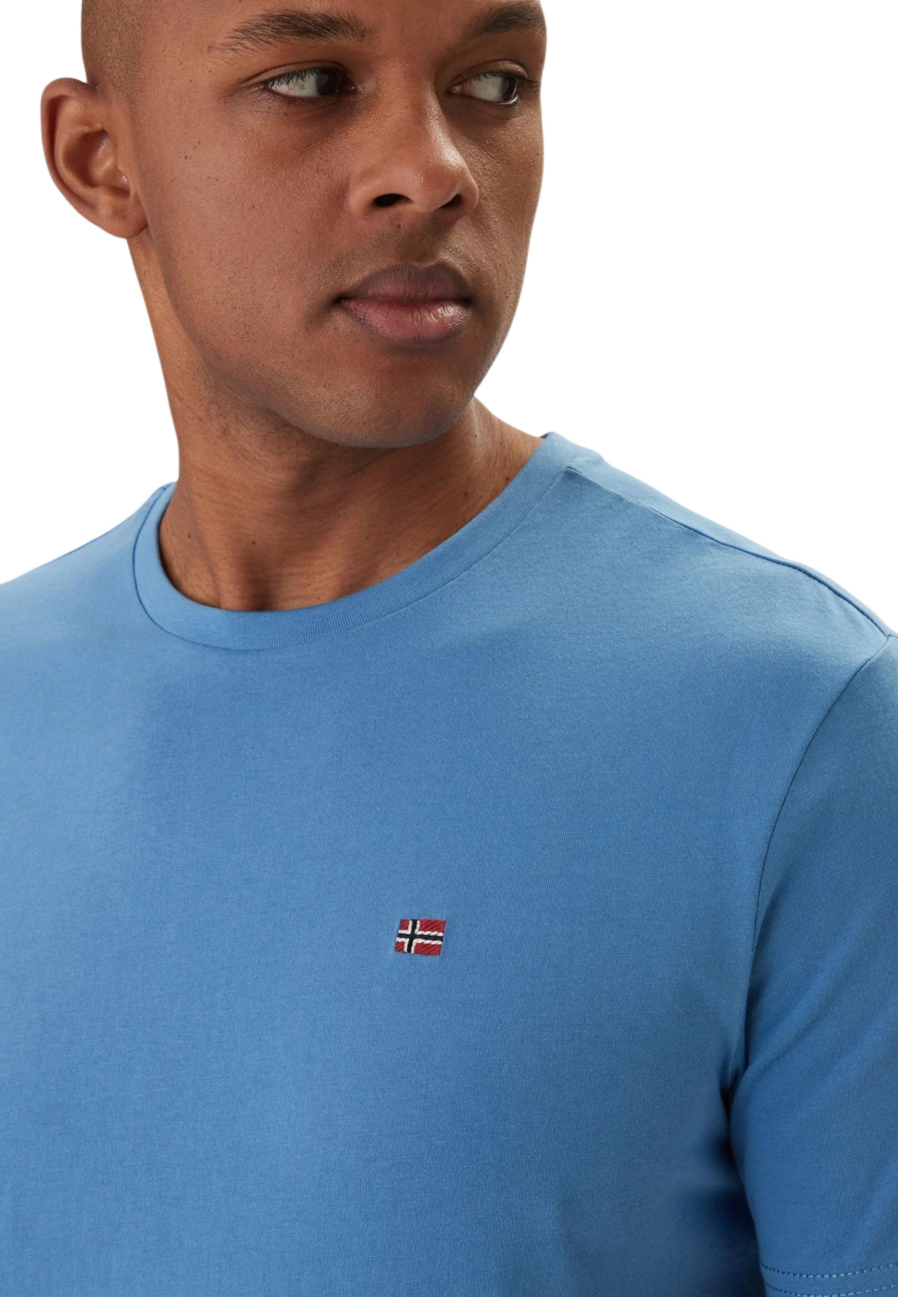 Napapijri T-shirt homme — turquoise