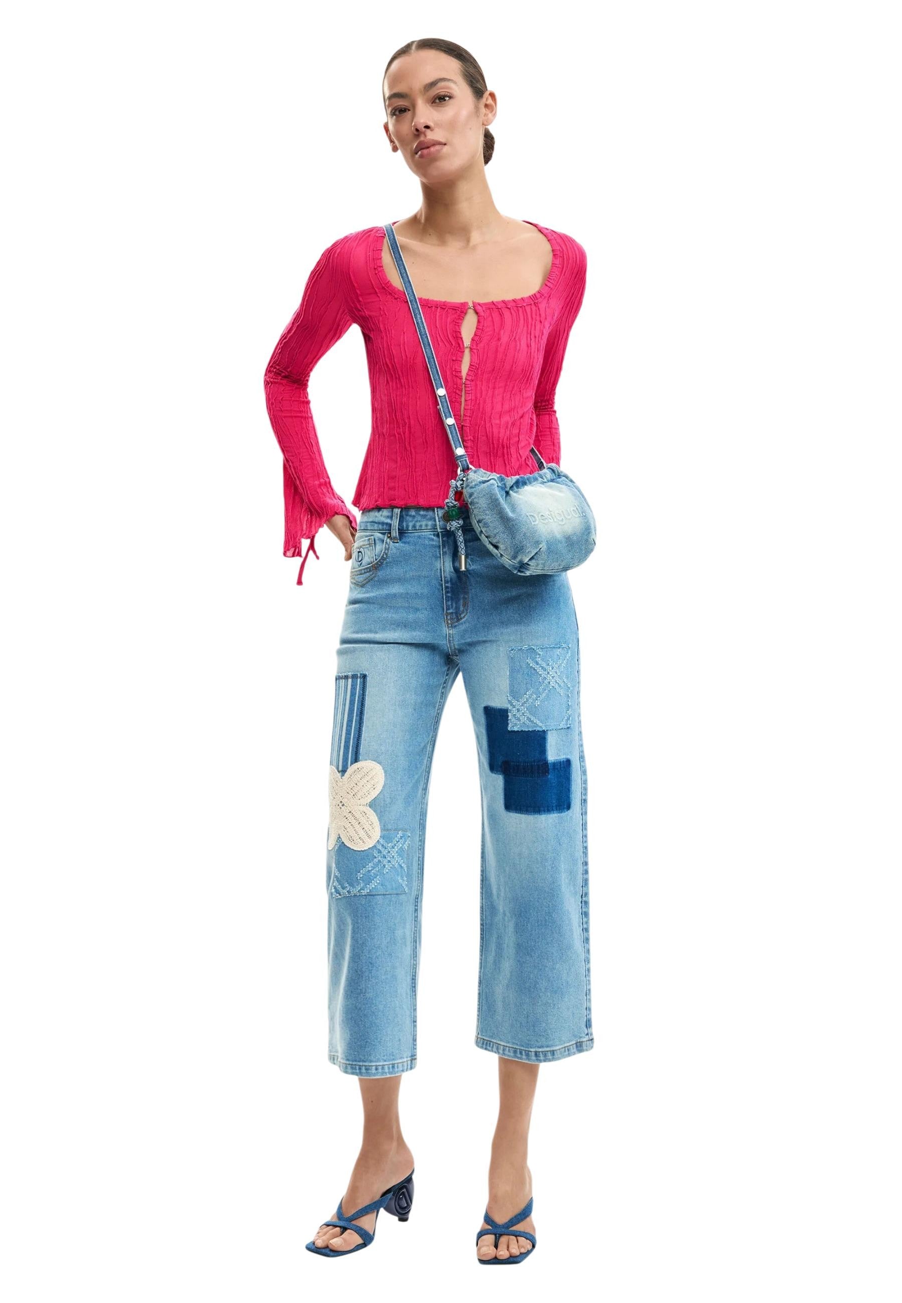 Desigual Jean femme — light blue